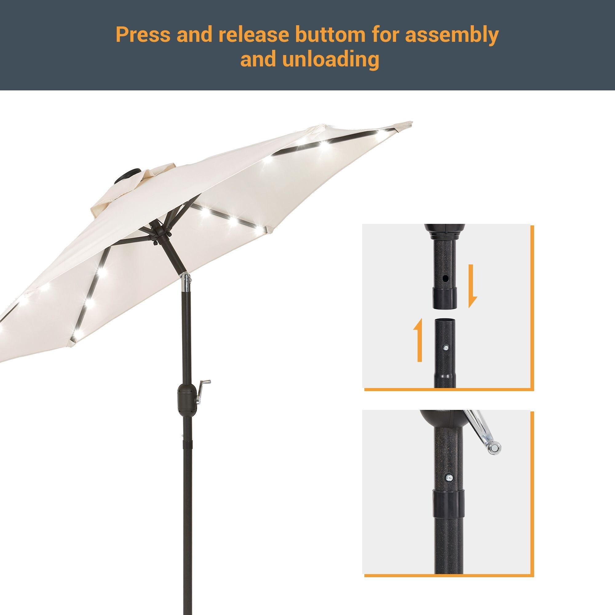 Sonkuki SD-LED90BG Umbrellas-2 - View #7