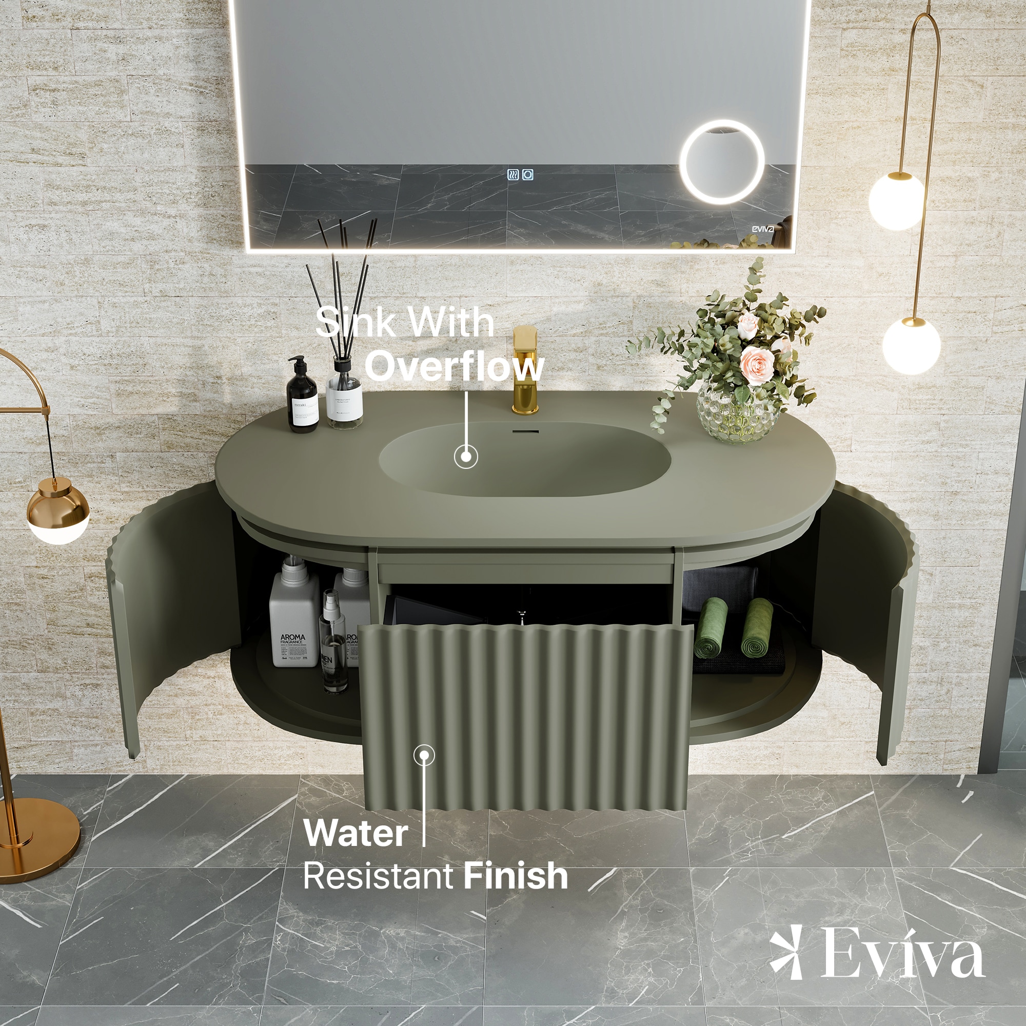 Eviva EVVN202-39GRN-WM Bath-Vanity-Combo - View #3