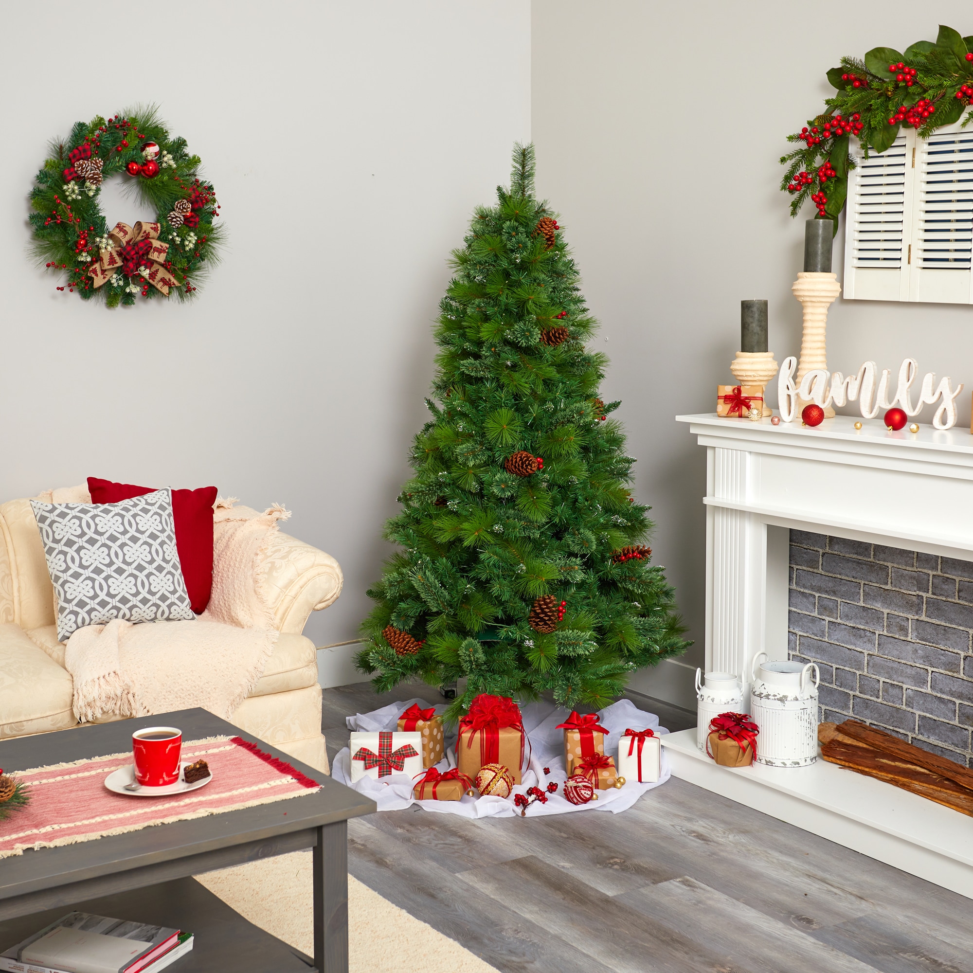 Nearly Natural T1622 Artificial-Christmas-Trees - View #8