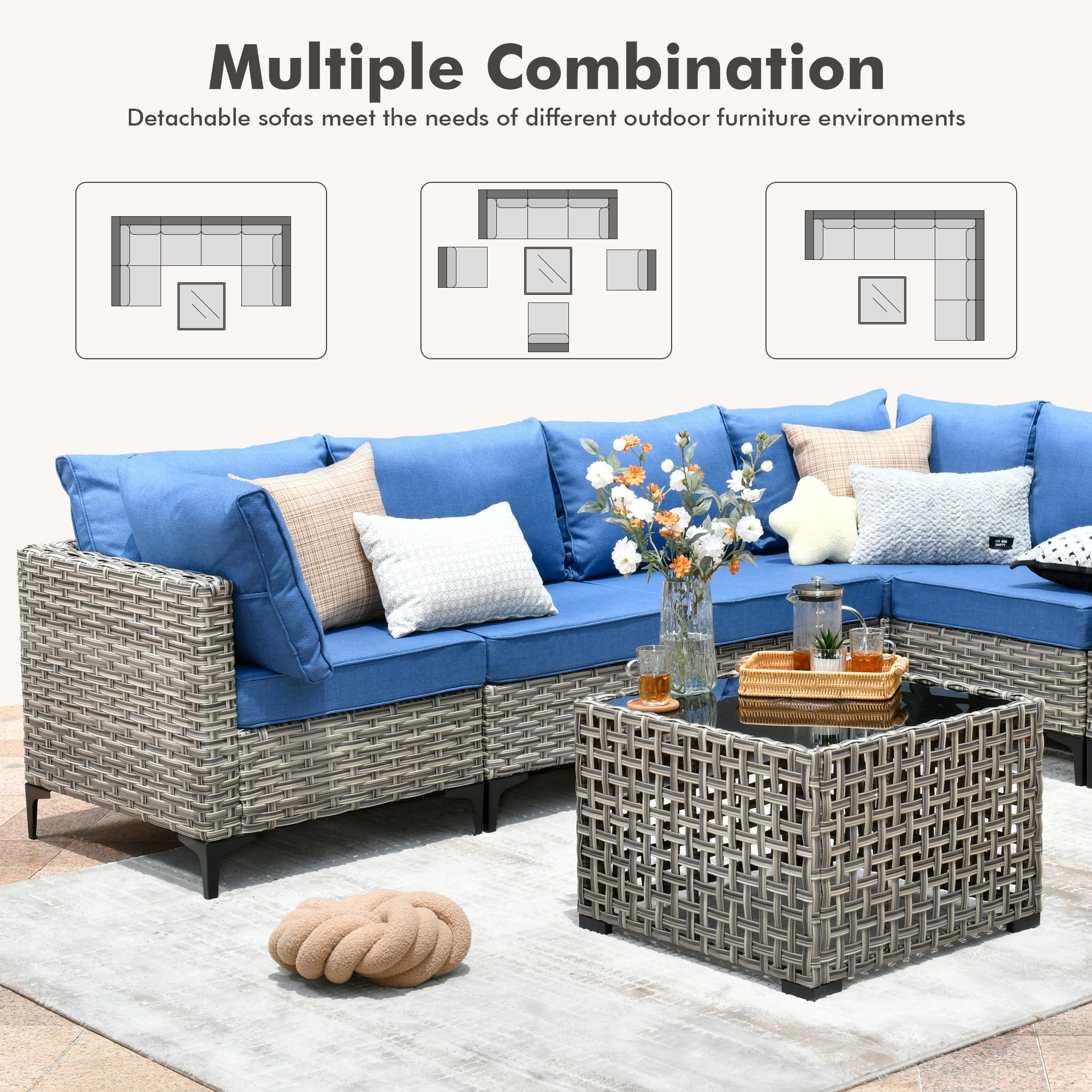 ALTRIGUS 6L-SKT507-AL Patio-Conversation-Sets - View #10
