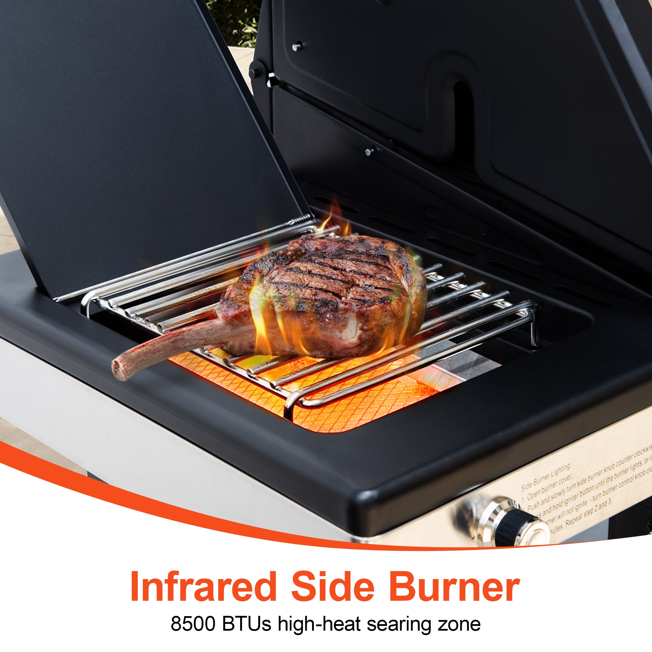 Brand-Man Grills BMMUST6B Gas-Grill - View #3