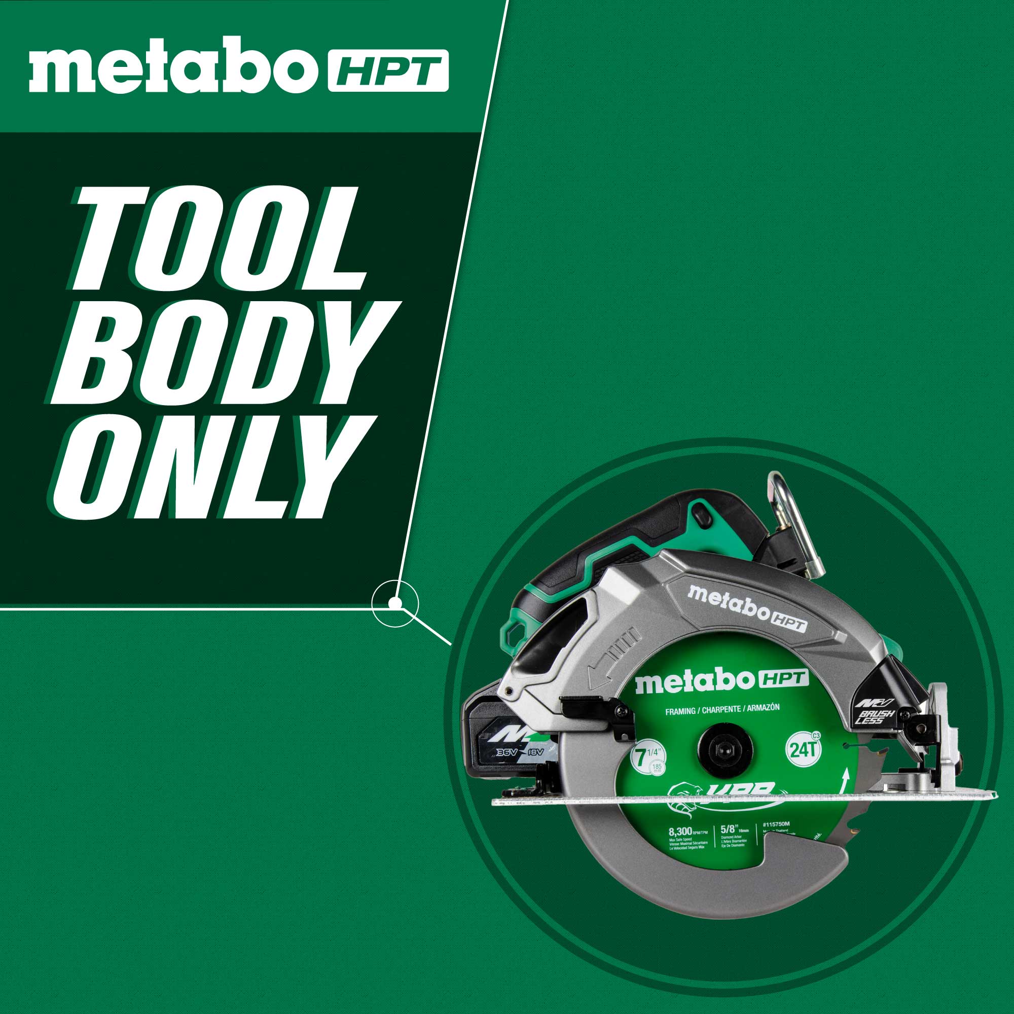 Metabo HPT C3607DBQ4M c100065 - View #2