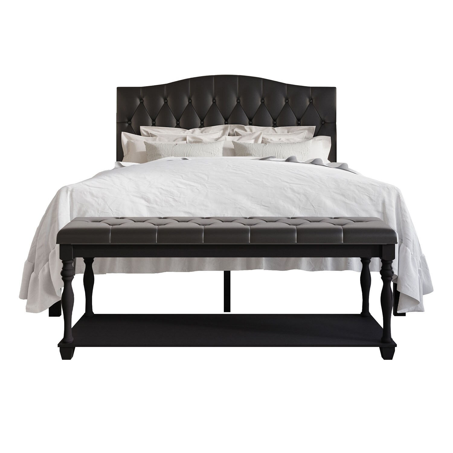 ChaletPosh C8390FUB-BK-PU-2X beds - View #4