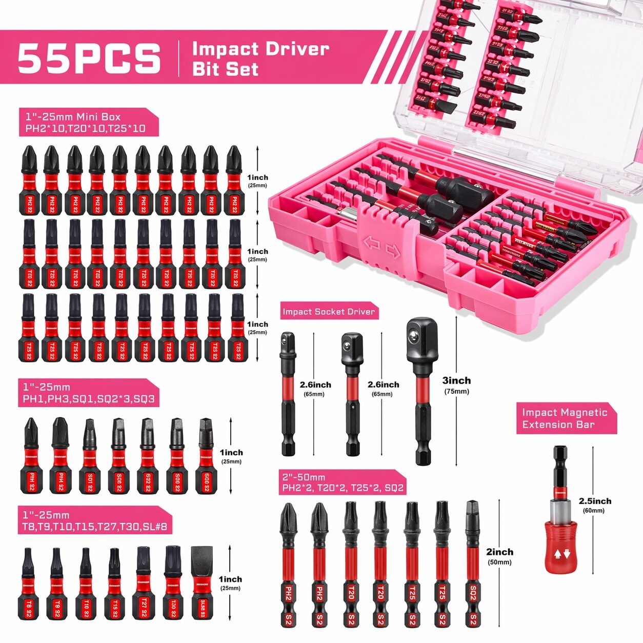 Aoibox LAB32WJK screwdrivingbits - View #2