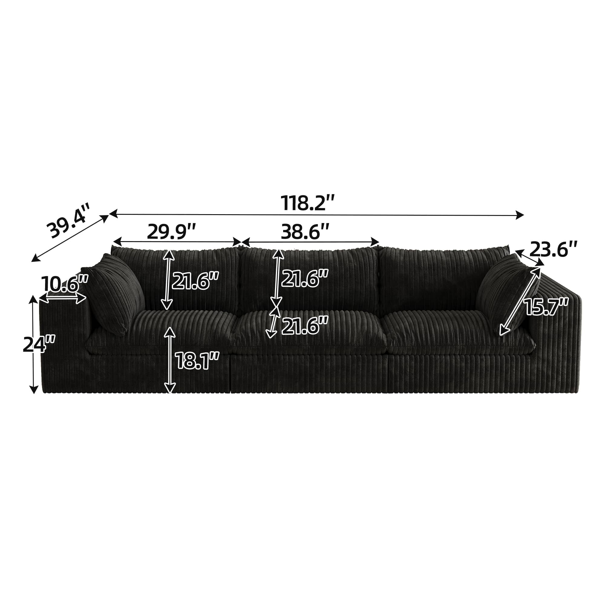 Misty Moon FXLW0403-S00072 Sofas-Loveseats - View #4