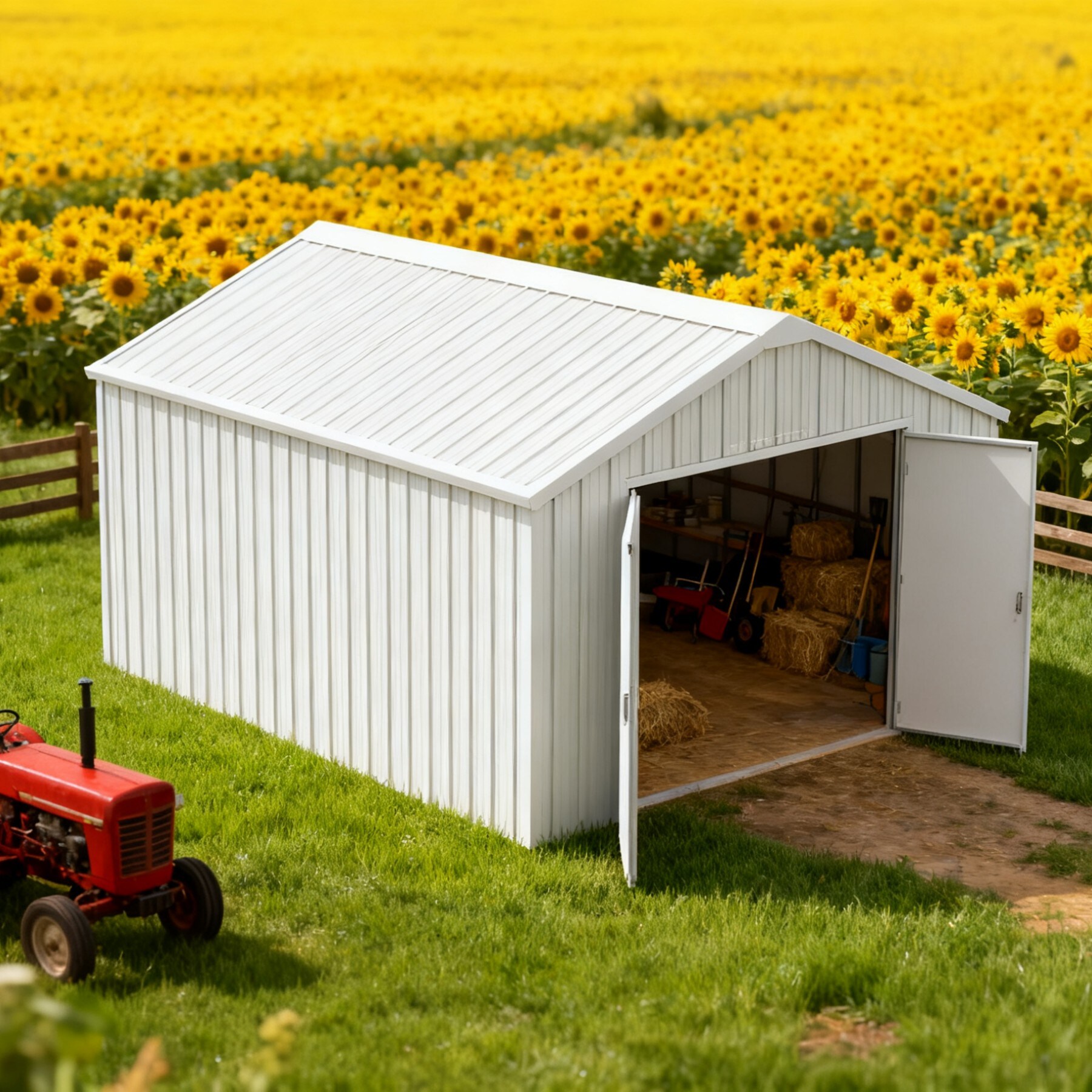 Dexmalle W5281P417786 Metal-Storage-Buildings-Sheds - View #3