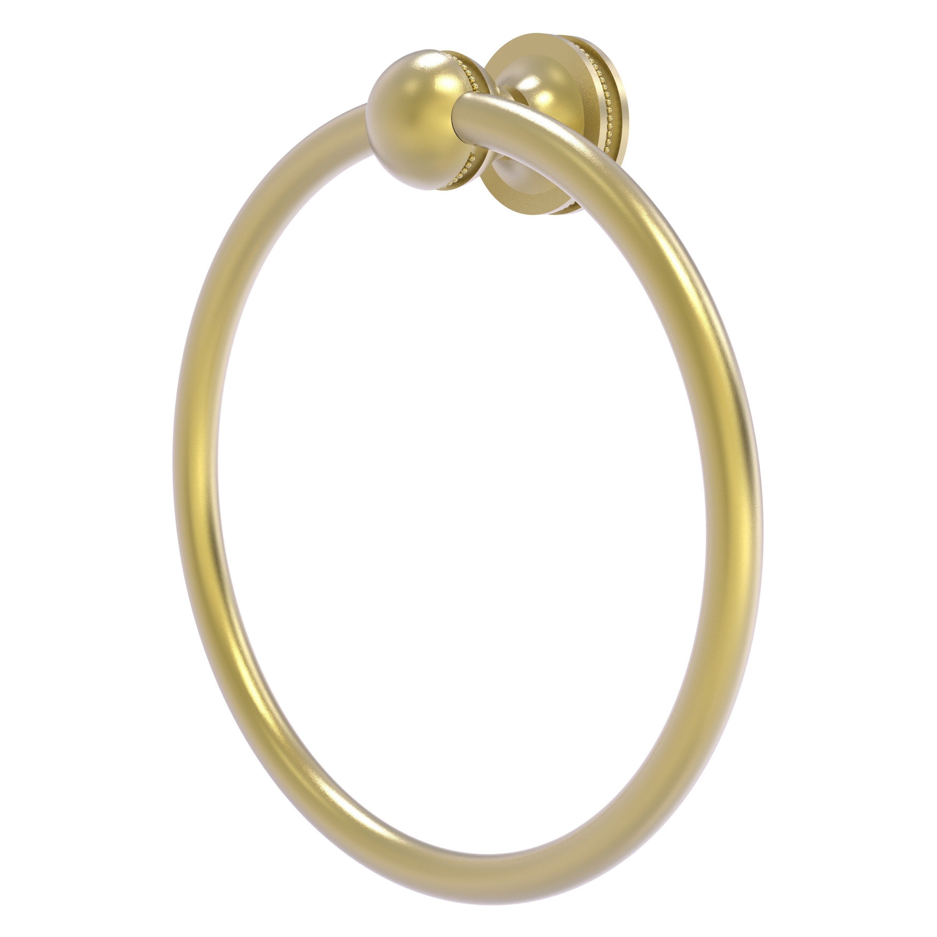 Allied Brass MA-16-SBR Mambo Satin Brass Wall mount Single Towel Ring