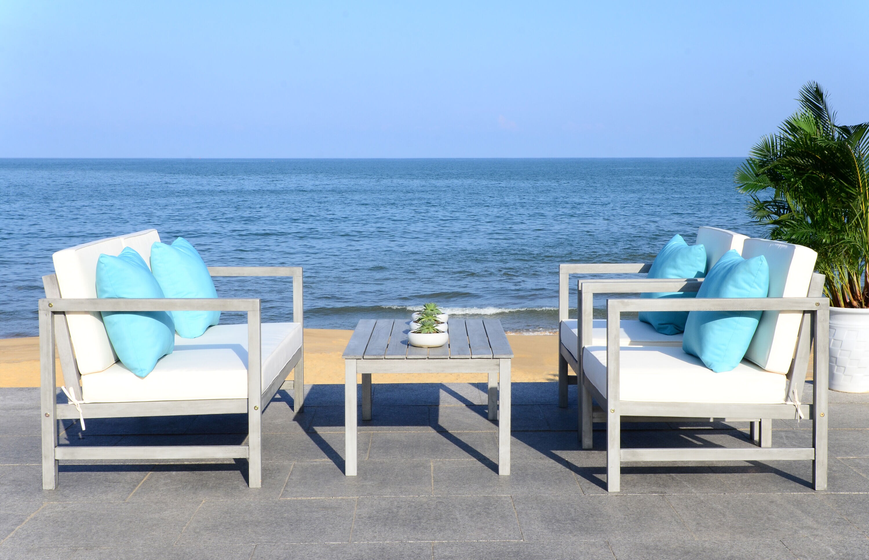 Safavieh PAT7030B Patio-Conversation-Sets - View #4