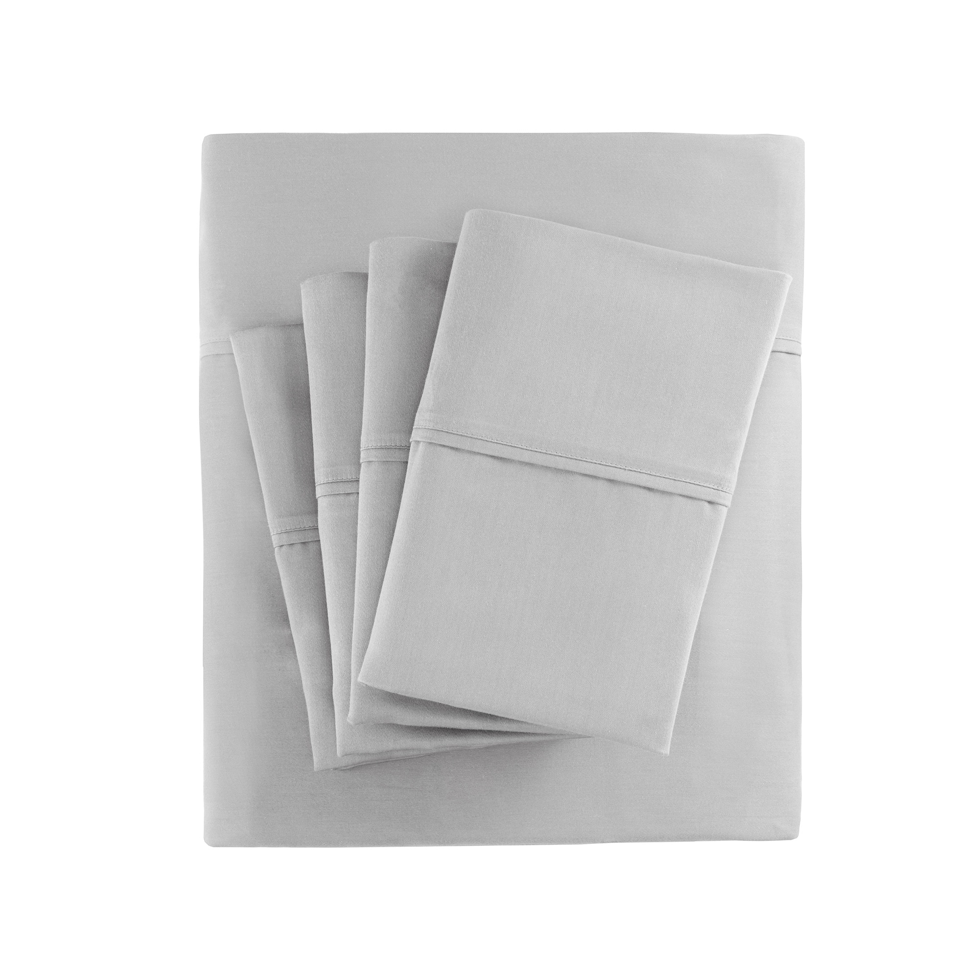 Madison Park MPH20-0004 Queen 800 -Thread Count Cotton blend Grey 6 -Piece Bed Sheet Set