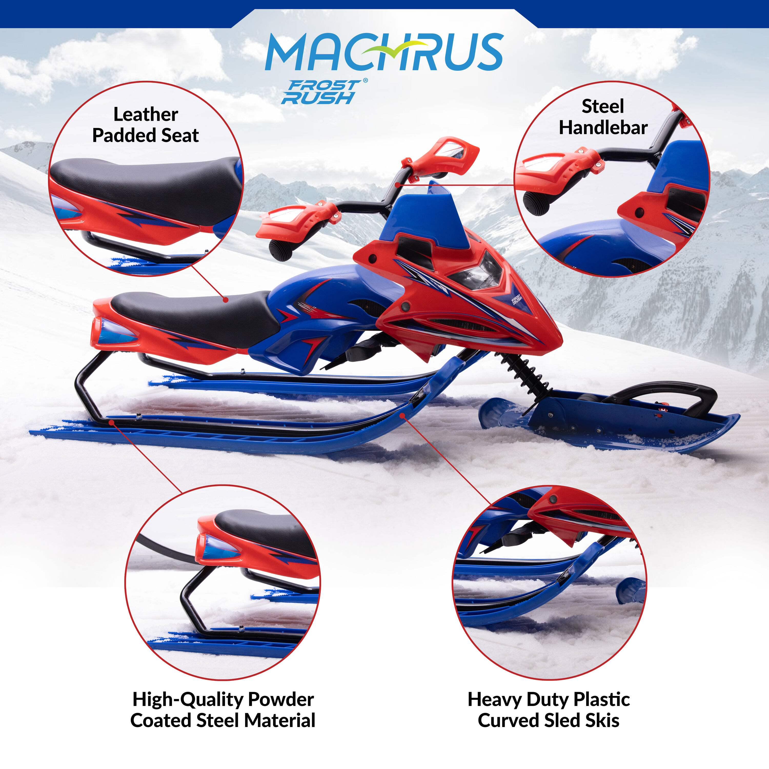 KSH Brands FRSL-MS-RB Snow-Sleds - View #3