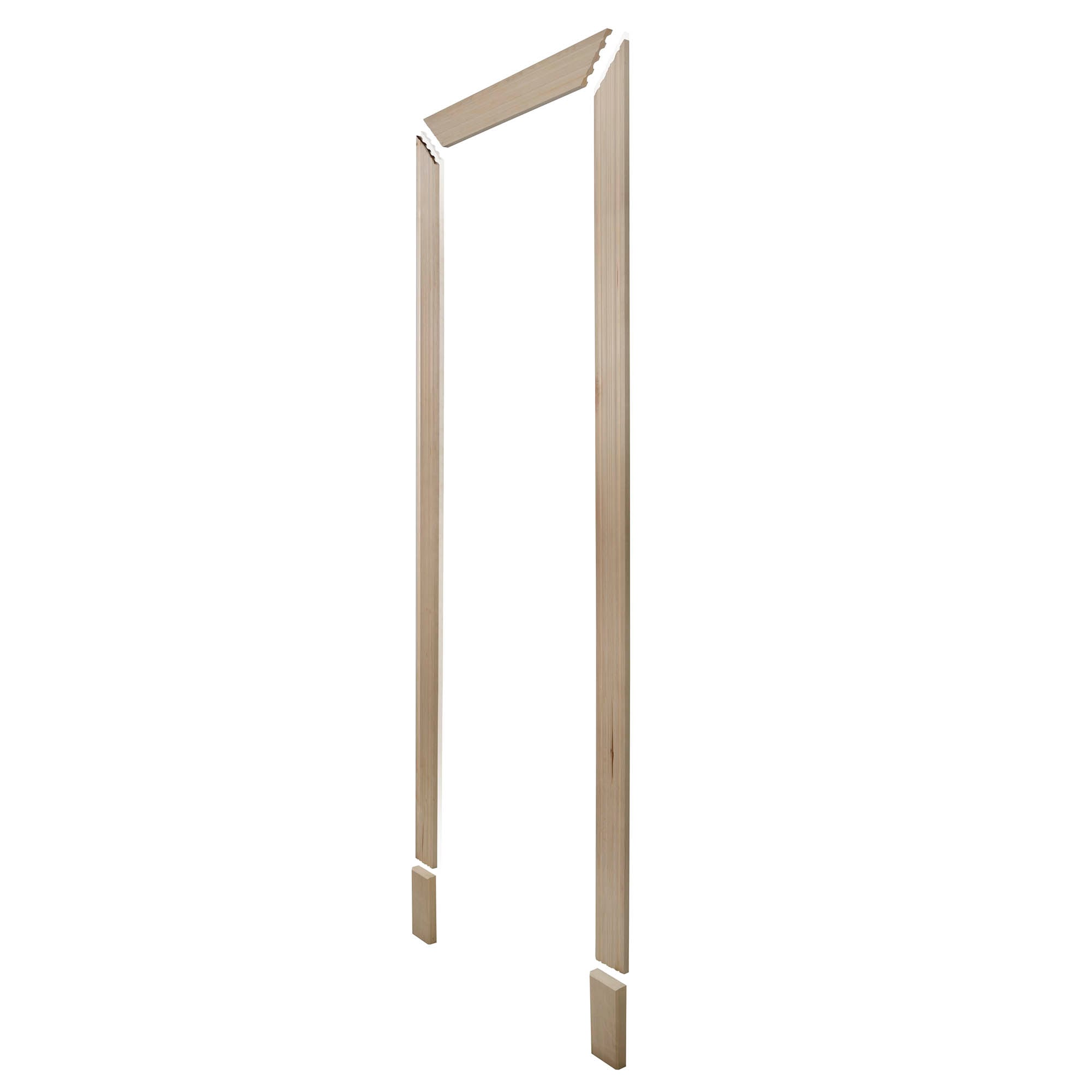 Ornamental Mouldings 807SET-M28WHW 2.5-in x 28-in x 82-in Spruce pine fir Door casing kit