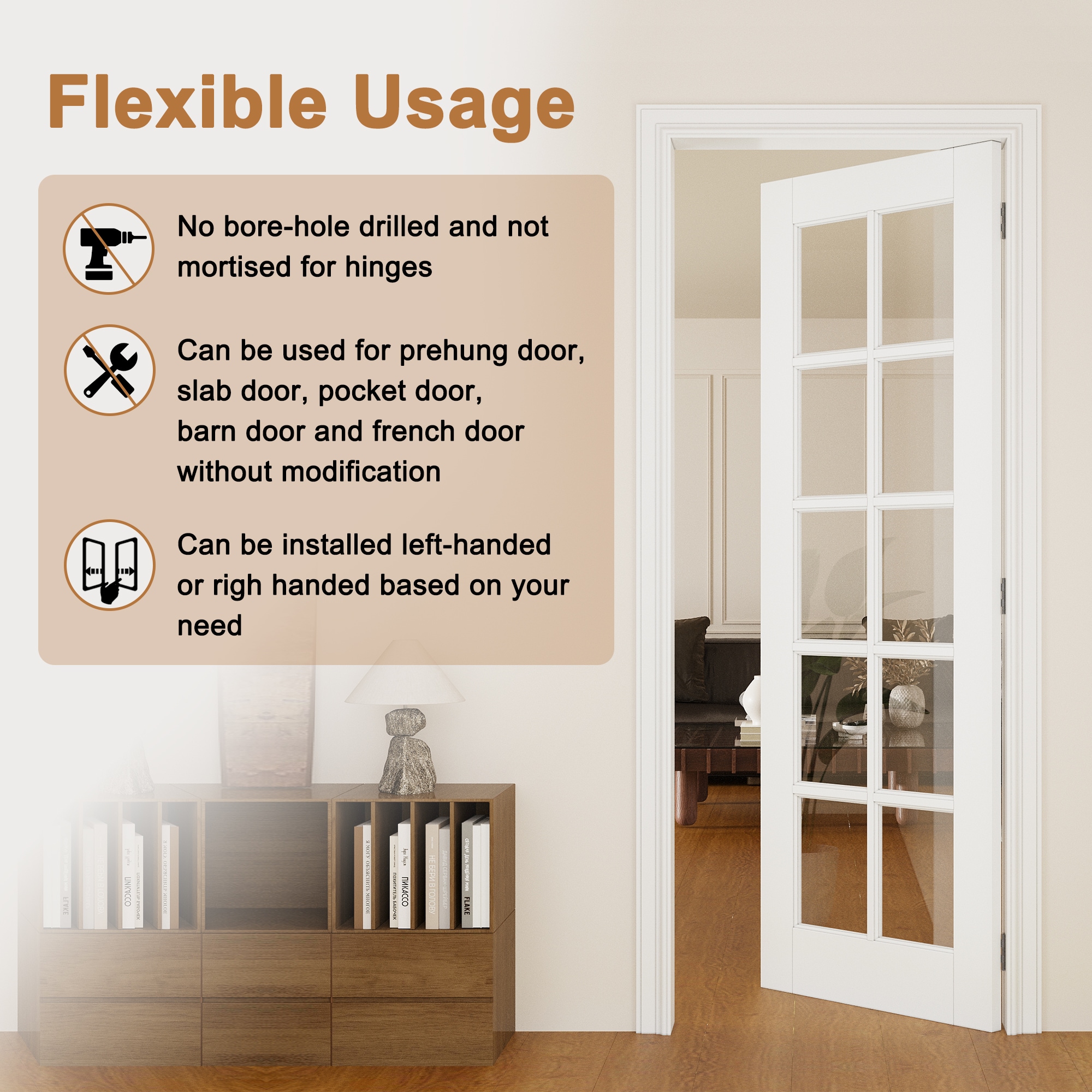 JUJUBON IN-SLABFM-SGCL-30 French-Doors - View #6