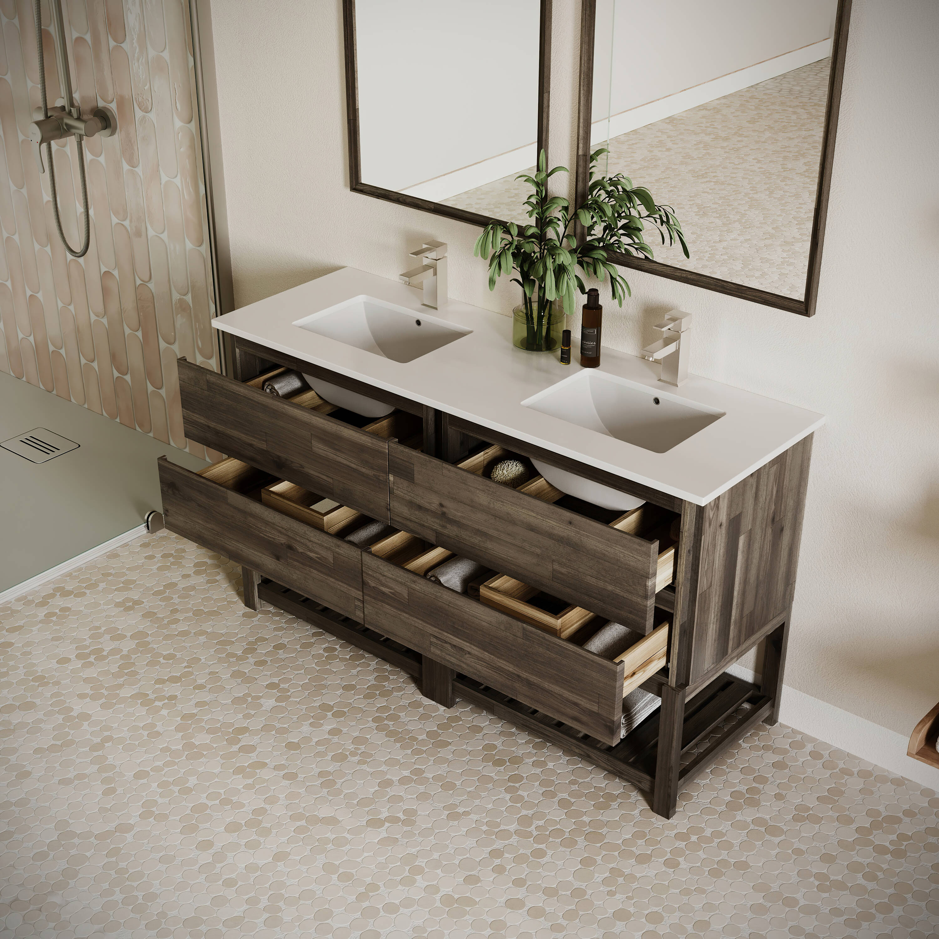 Fresca FVN31-3030ACA-FS Bath-Vanity-Combo - View #3