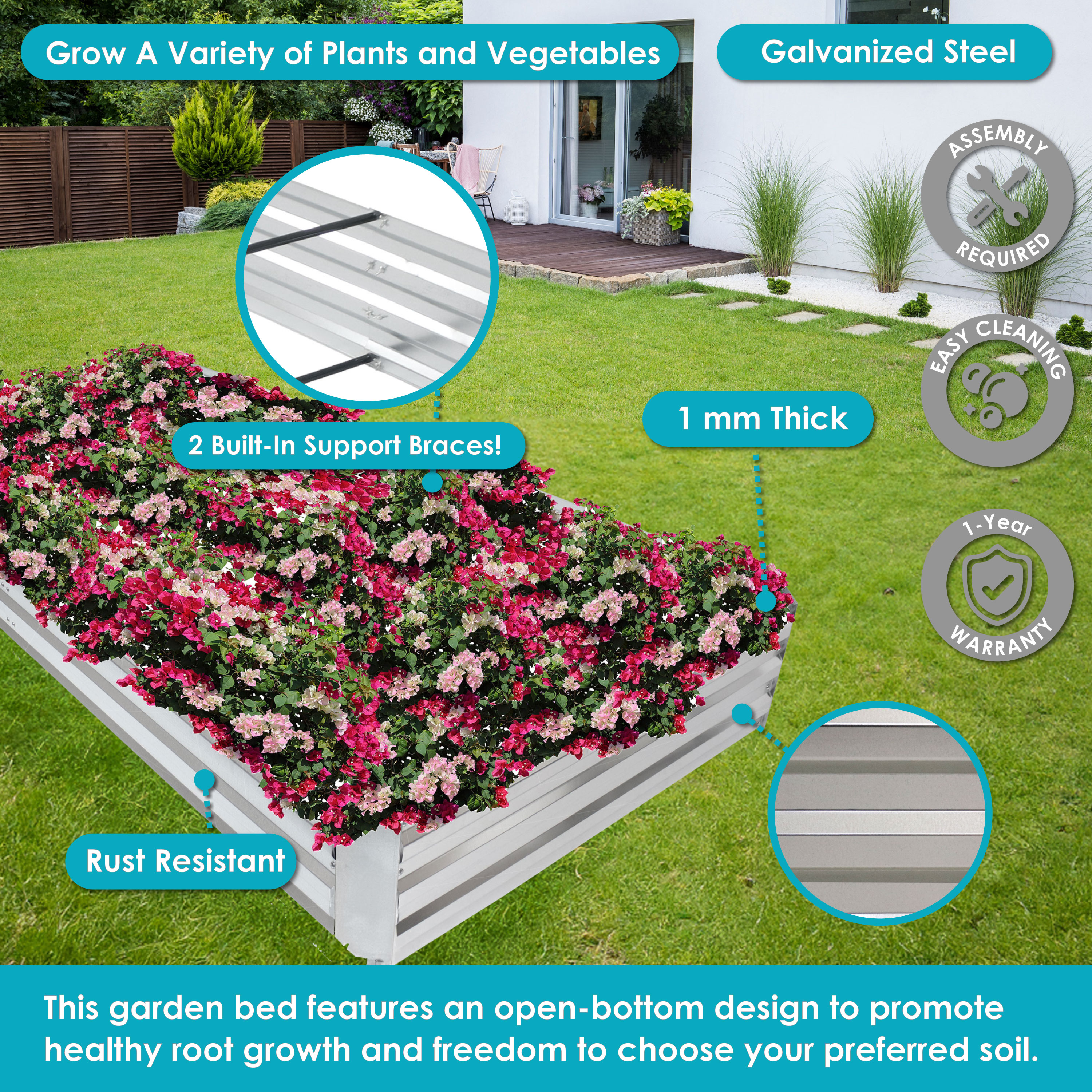 Sunnydaze Decor NPH-656 Raised-Garden-Beds - View #3