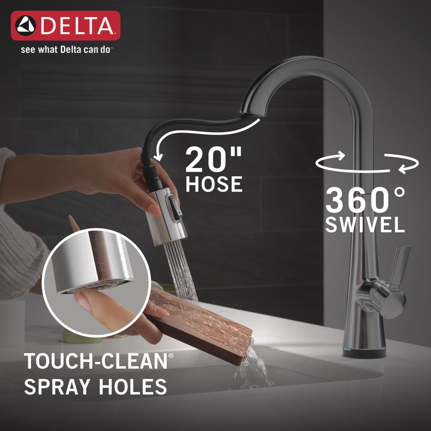 Delta 9991T-PR-DST Kitchen-Faucets - View #7