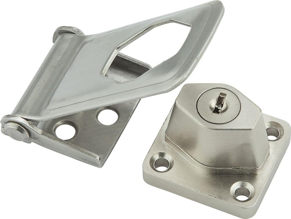Jiozermi 2 Packs 3 Inch Hasp Locks with Keys, Stainless Steel Hasp