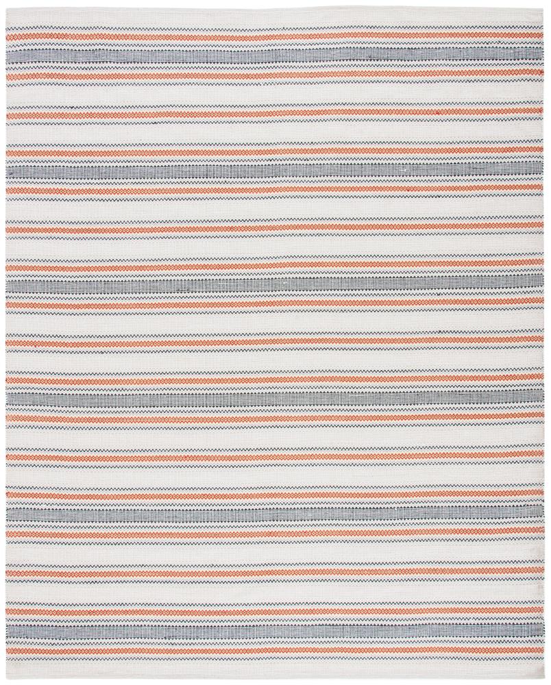 Safavieh MTK536Q-8 Montauk Jocelin 8 x 10 (ft) Cotton Red/Beige Rectangular Indoor Stripe Area rug