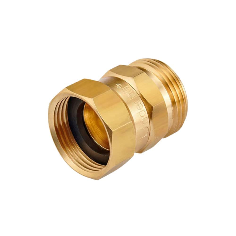 Underhill Twist-Ease Garden Hose Nozzle Connector 1 Inch Attachment for ...