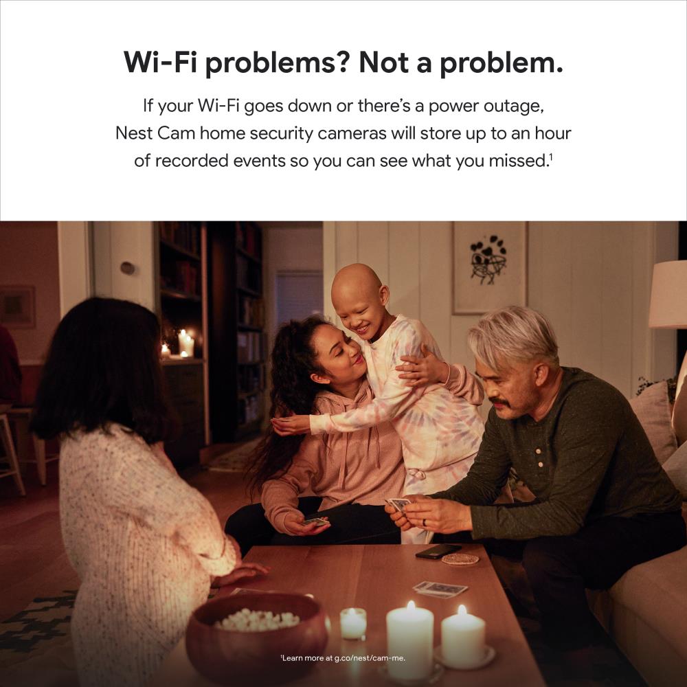 Google Nest Cam Indoor/Outdoor Security Camera with Wireless