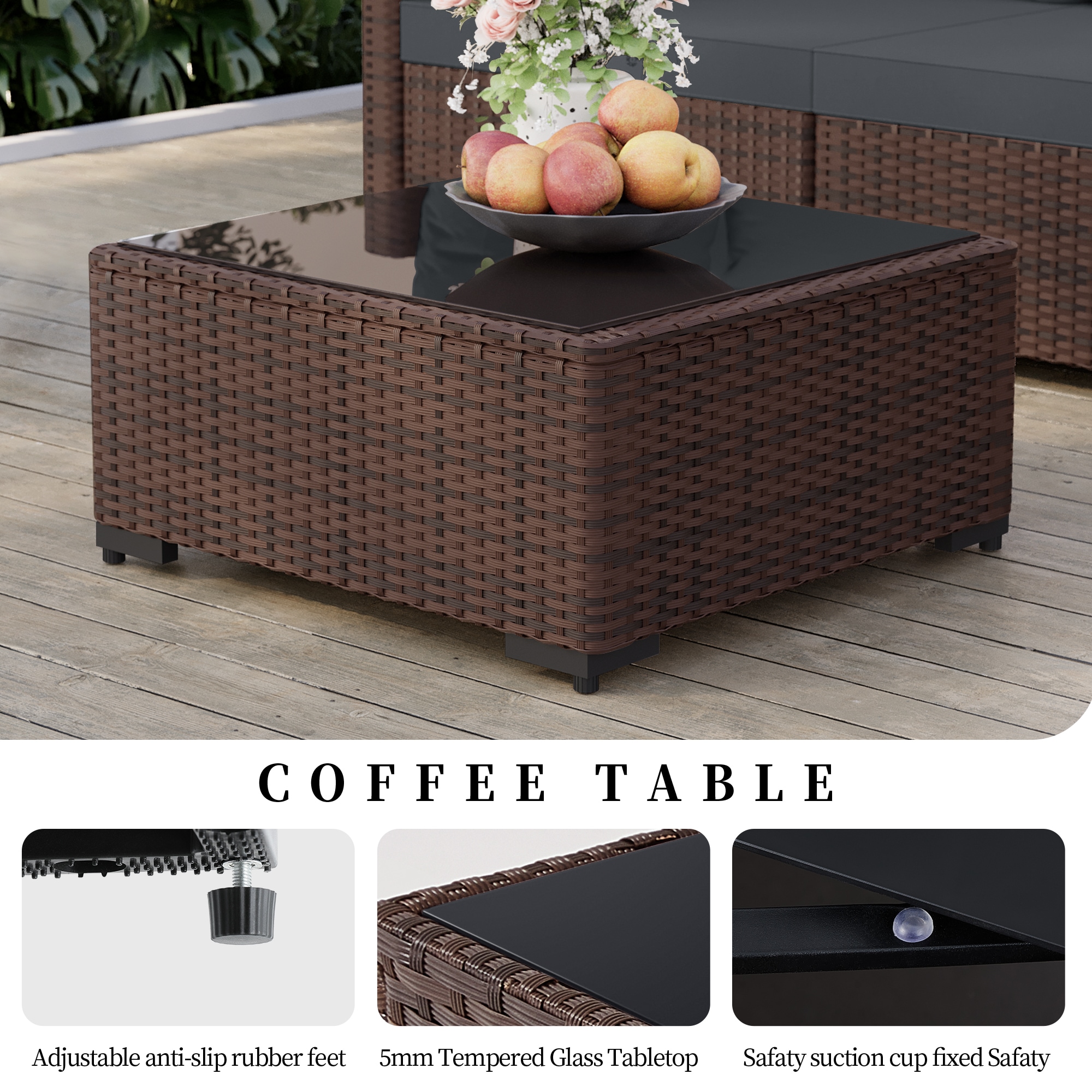 UPHA PL-2CZY11-42QBE-Z3 Patio-Conversation-Sets - View #10