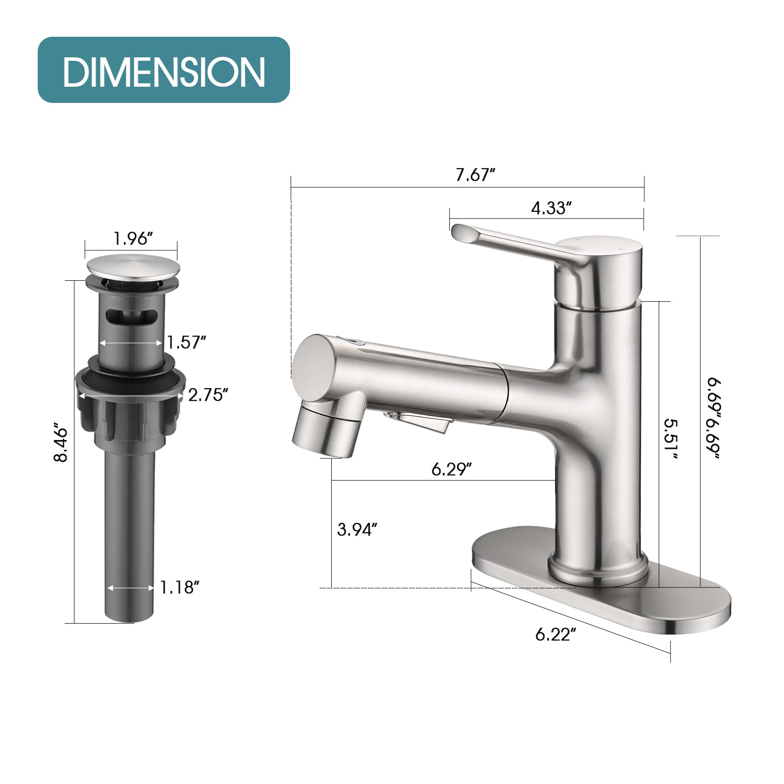 UCLIMAA UCM40108BN Lavatory-Faucets - View #3