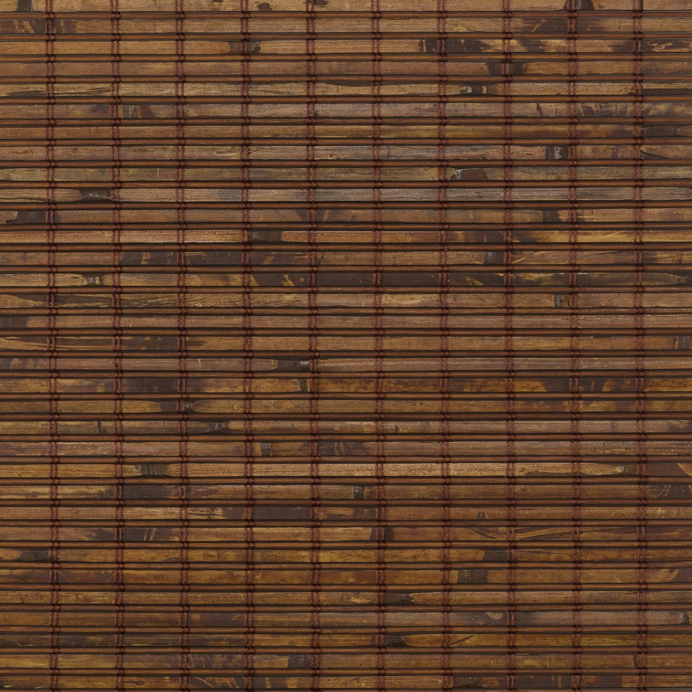 Bali 10B-25003 Antigua Cinnamon Semi-sheer Reed Roman shade swatch