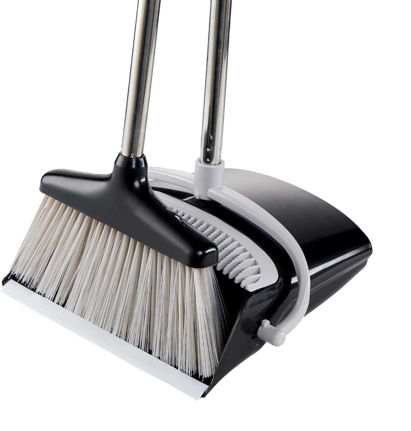 Etokfoks  Wooden Handle Hand Broom Soft Bristle Dust Cleaning Brush for Furniture Car Interior Tools and Tight Space Dusting with Hanging
