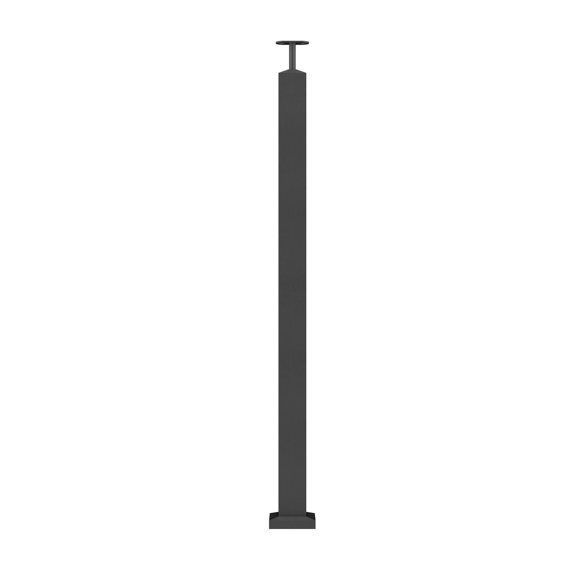 COLONIAL ELEGANCE SSS20036-BB-ECOM 36-in x 2-in Brushed Black Steel Stair Baluster (4-Pack)