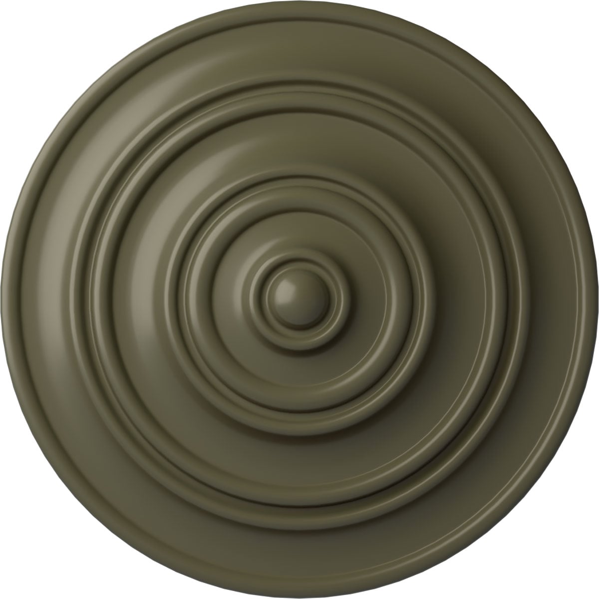 Ekena Millwork CM13CLPTF Classic 13.25-in W x 13.25-in L Painted Turtle Polyurethane Split Ceiling Medallion