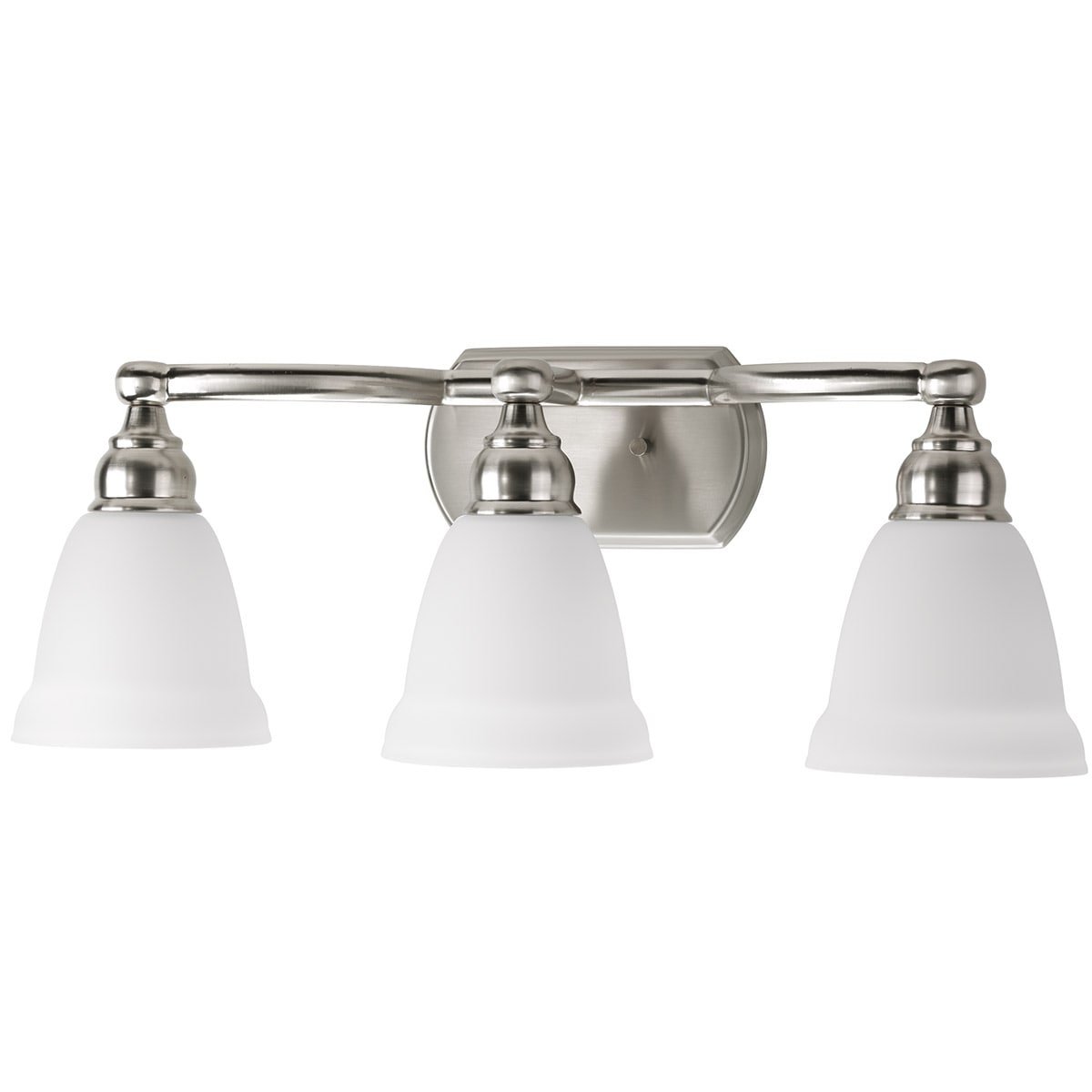 DELTA Windemere . in 3 Light Brushed Nickel Transitional