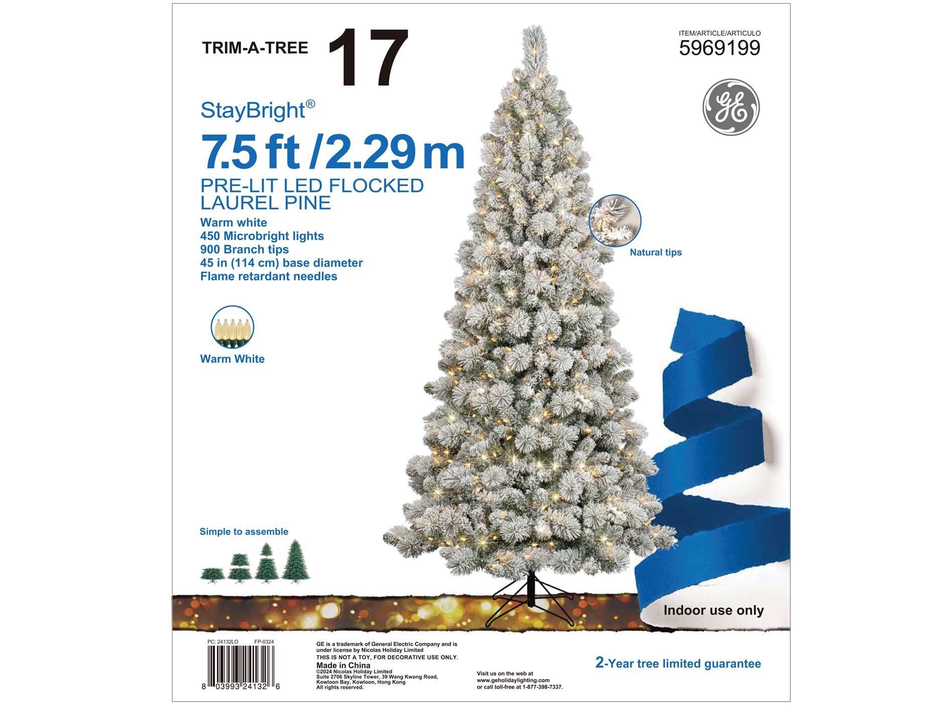 GE 24132LO Artificial-Christmas-Trees - View #6