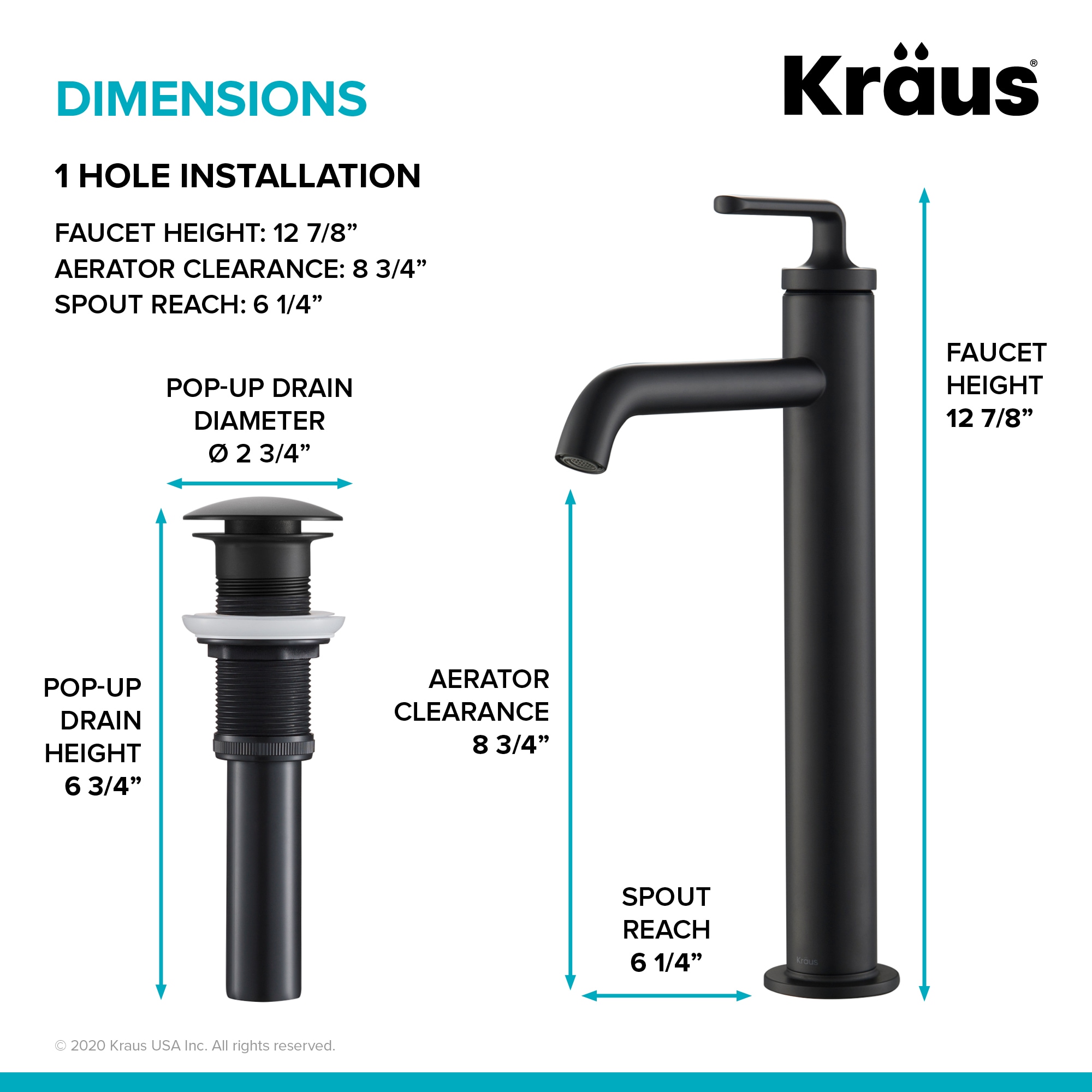 Kraus KVF-1220MB-2PK Lavatory-Faucets - View #6
