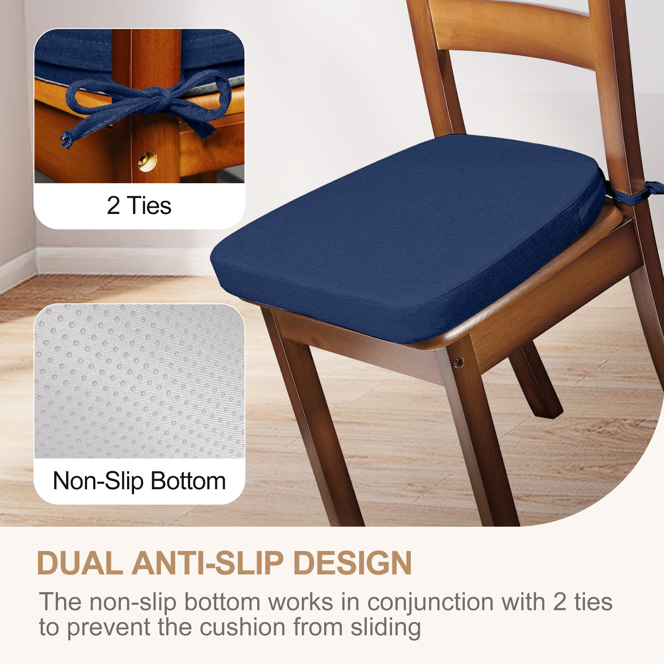 AAAAAcessories LS-DCCLH-SHENLAN-4P Indoor-Chair-Cushions - View #4