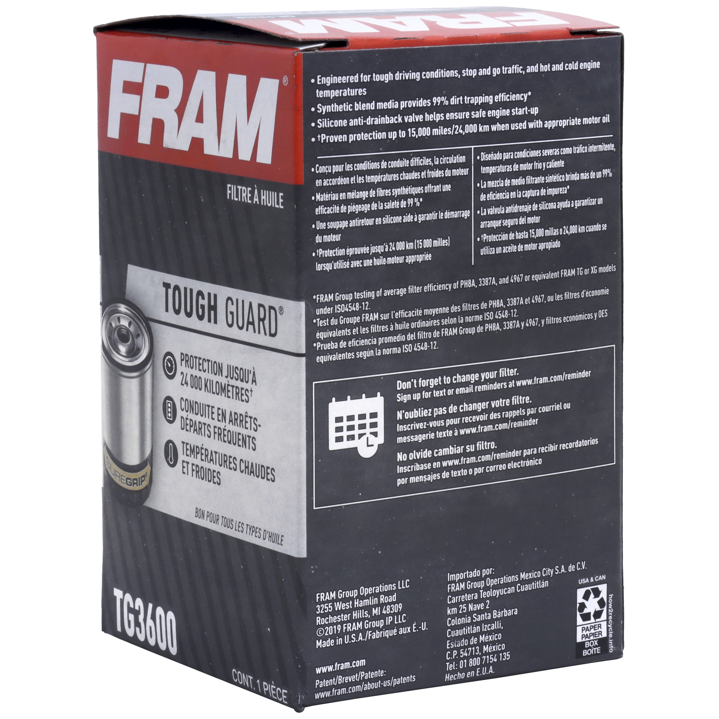 FRAM TG3600 Automotive-Hardware - View #5