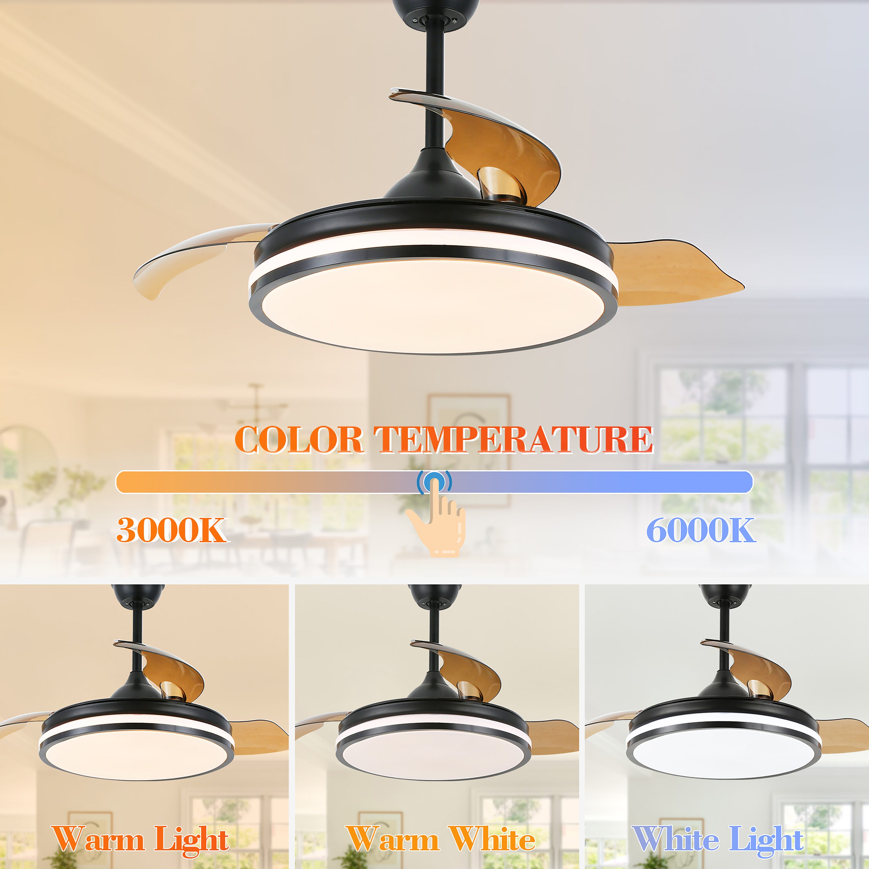 Bella Depot DC4260-B Ceiling-Fans - View #6