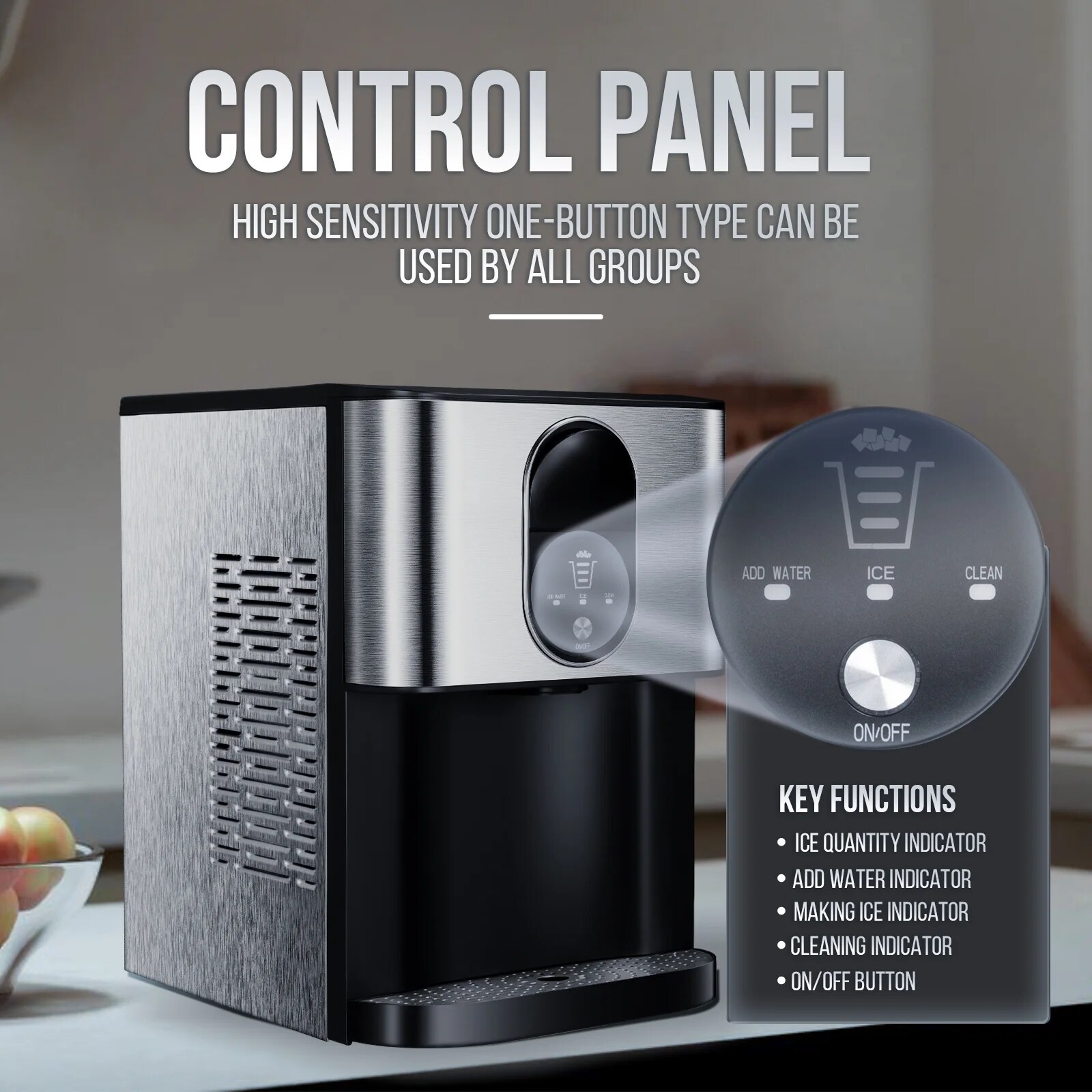 Antarctic Star Z5820DN-SILVER Commercial-Ice-Makers - View #2