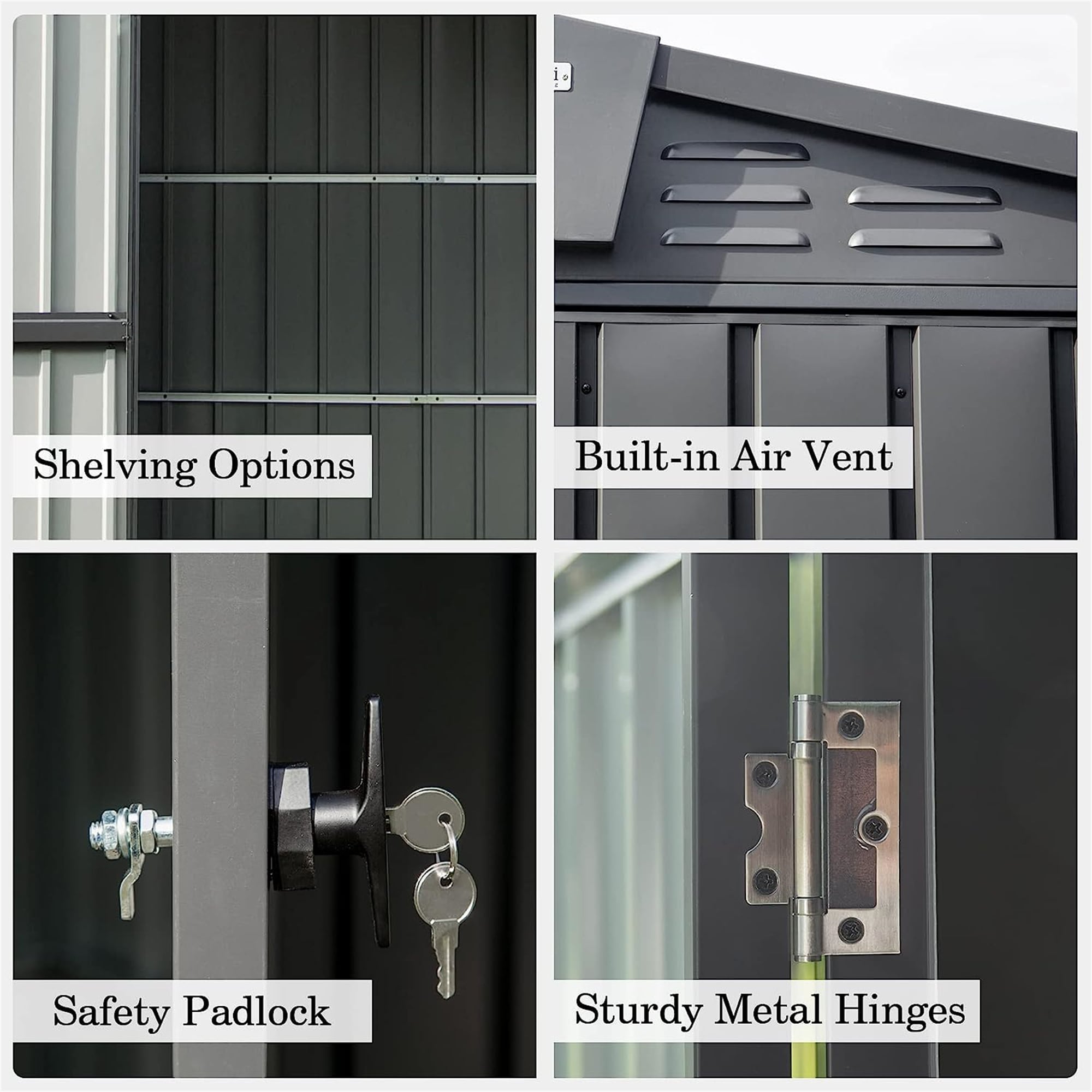 WELLFOR ORS1859S00032 Metal-Storage-Buildings-Sheds - View #5