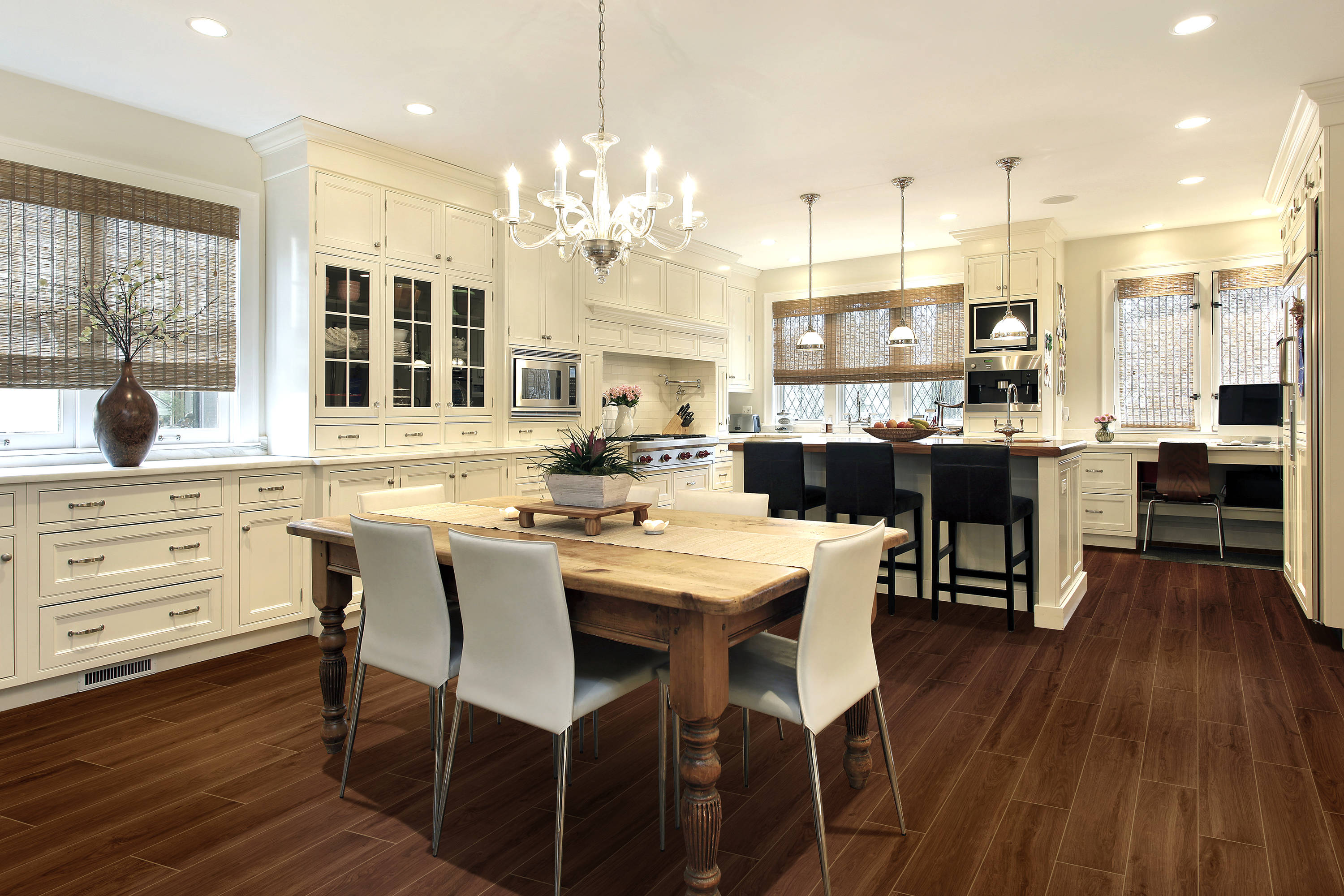 Wood Look Deco Black Matte Porcelain Tile, Kitchen, Shower