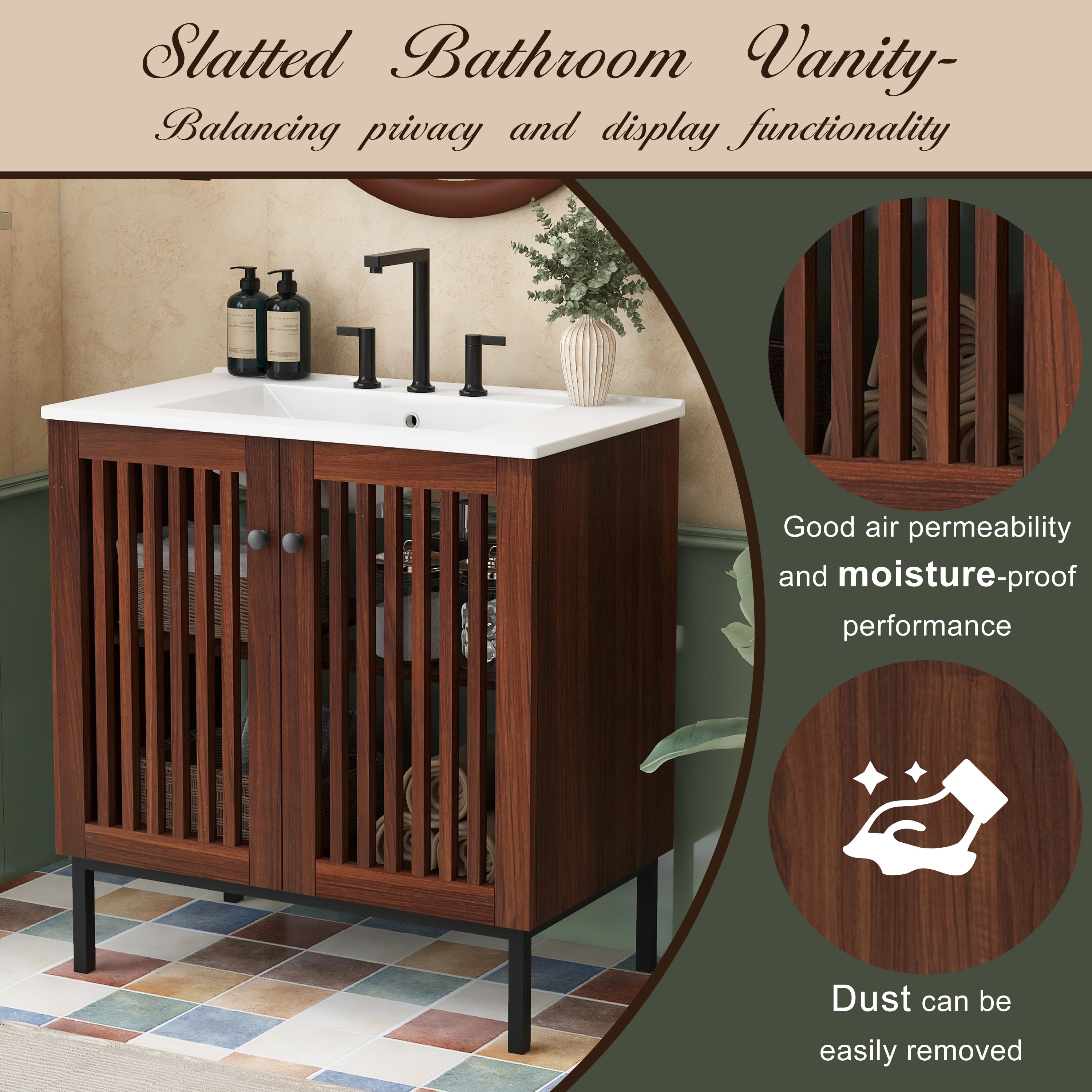 WELLFOR EX3BMBL-40-24 Bath-Vanity-Combo - View #5