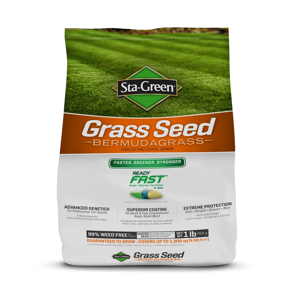 Sta-Green Ready Fast 1-lb Bermuda Grass Seed in the Grass Seed ...