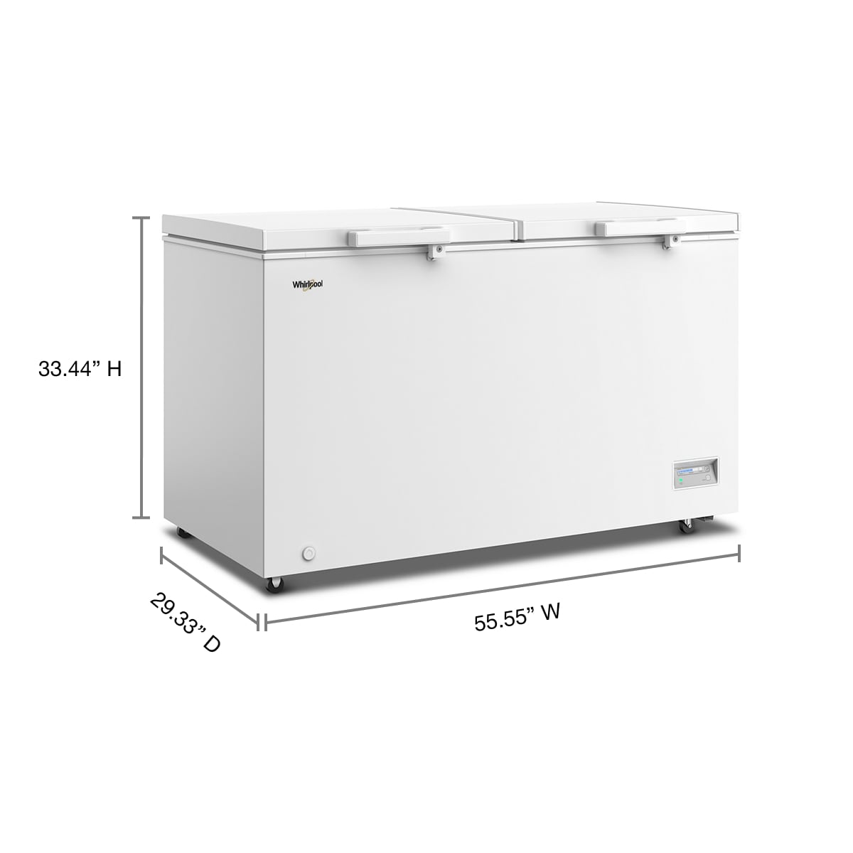 every frecious tall ホワイト Whirlpool 16-cu ft Garage Ready Frost-free Chest Freezer