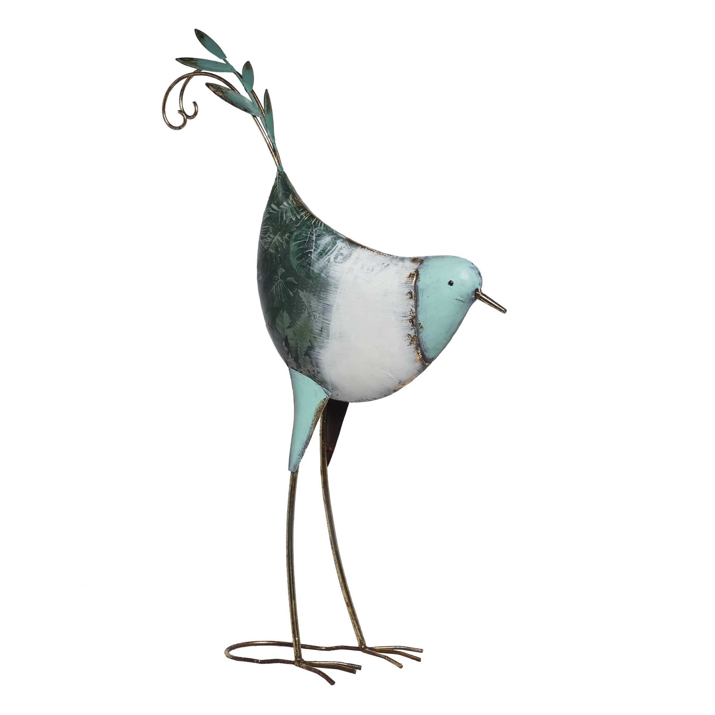 Alpine Corporation MCC702 24-in H x 5-in W Blue Garden Statue