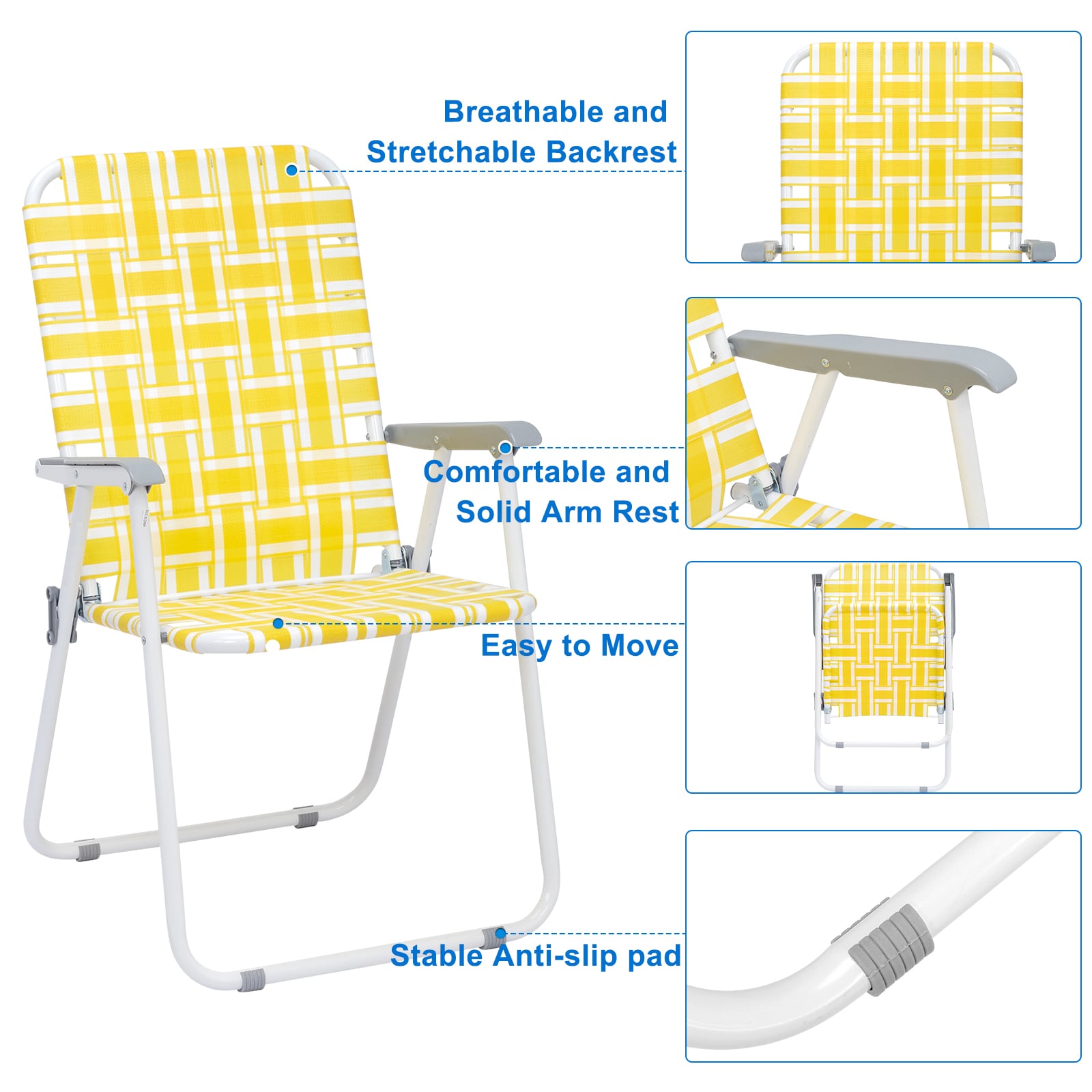 Winado 156218108066 Beach-Camping-Chairs - View #5