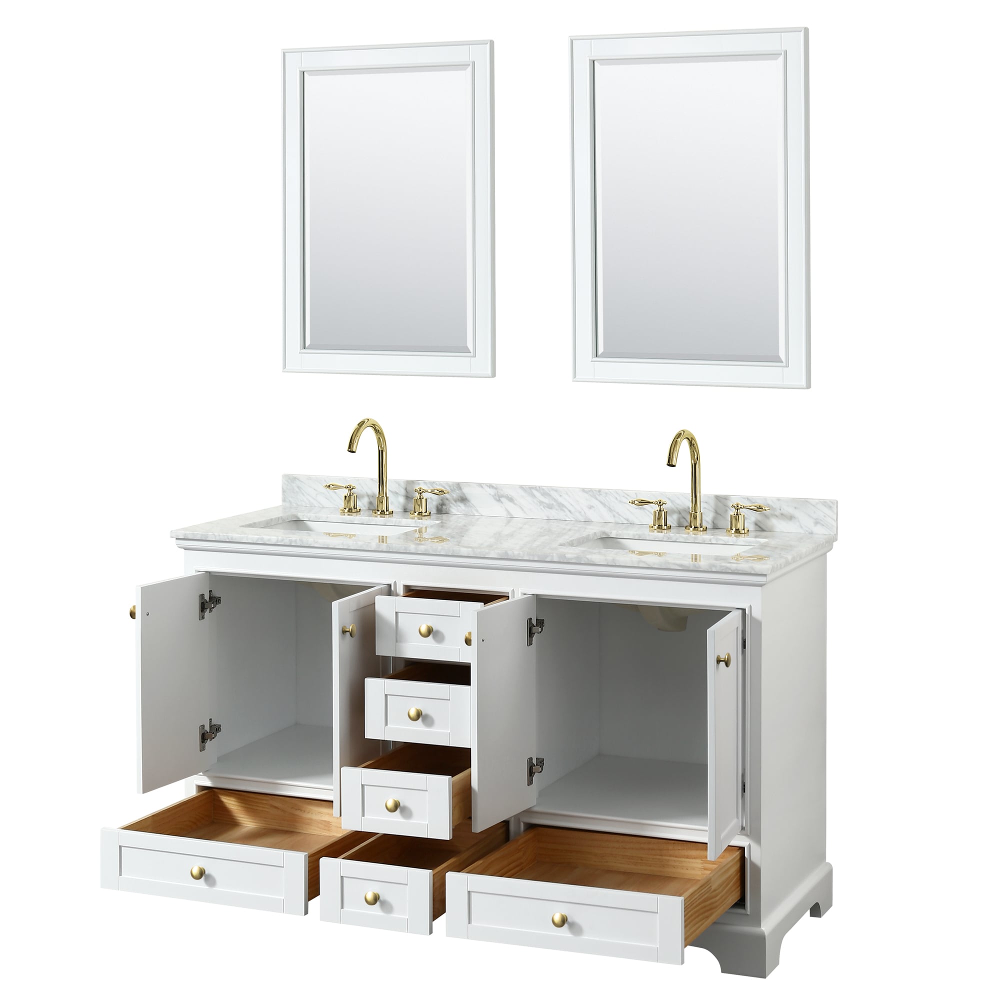 Wyndham Collection WCS202060DWGCMUNSM24 Bath-Vanity-Combo - View #2