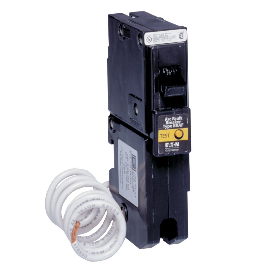 Eaton BR120AFCS Type BR 20-Amp 1-Pole Circuit Breaker