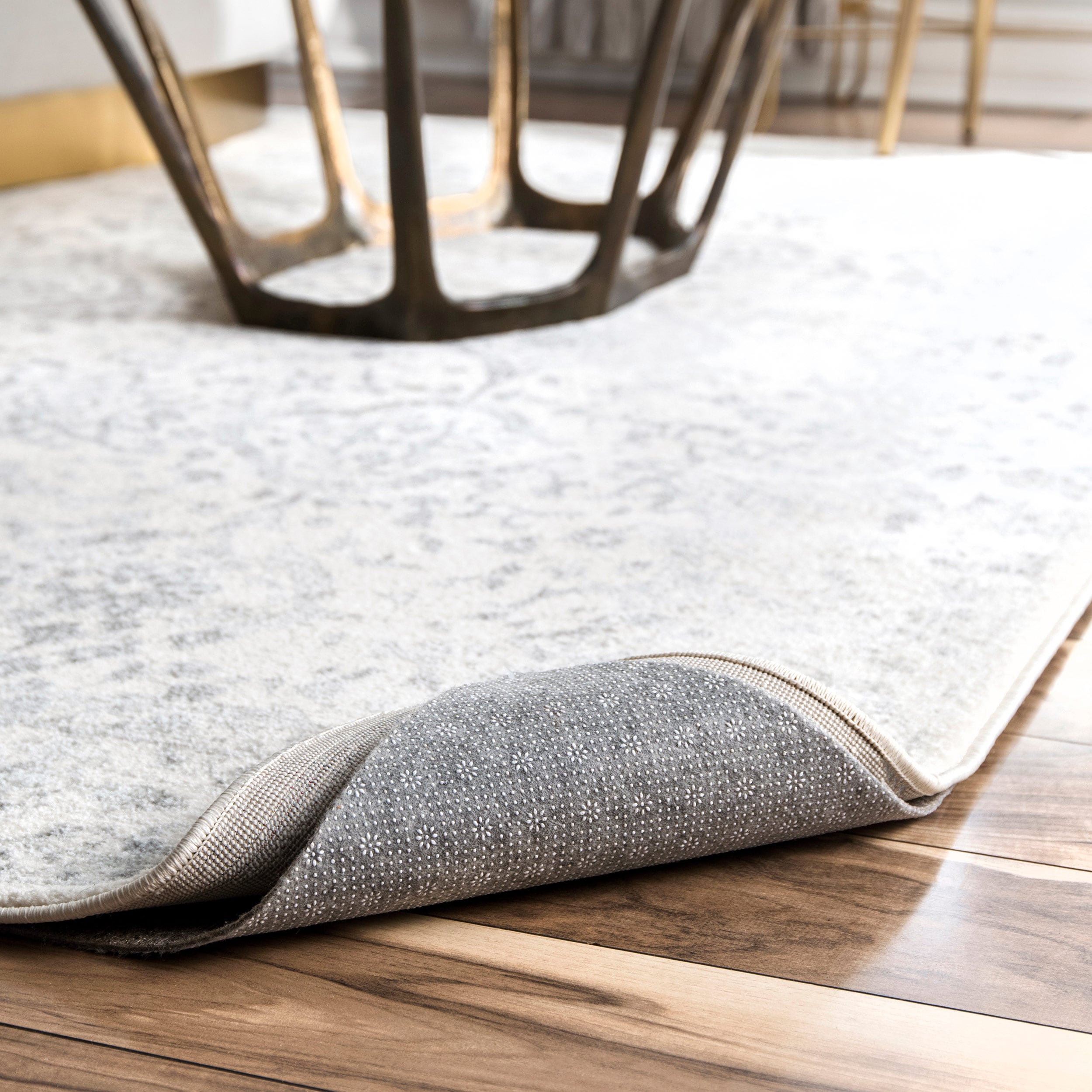 Flash Furniture Non Slip Rug Pad Gripper for 8' x 10' Area Rugs, Hard Floor  Anti Skid Carpet Mat
