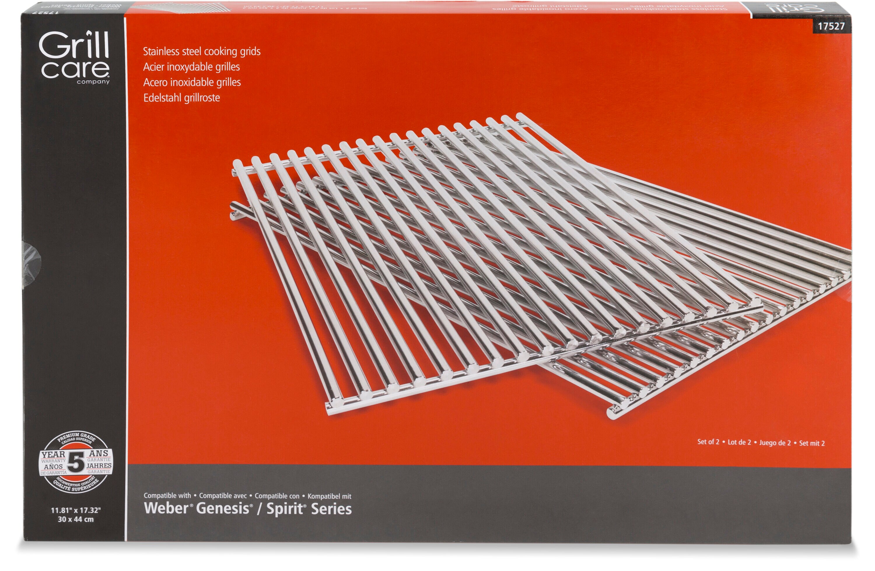 Grill Care Company 17527 Gas-Grill-Cookgrates-Warmracks - View #3
