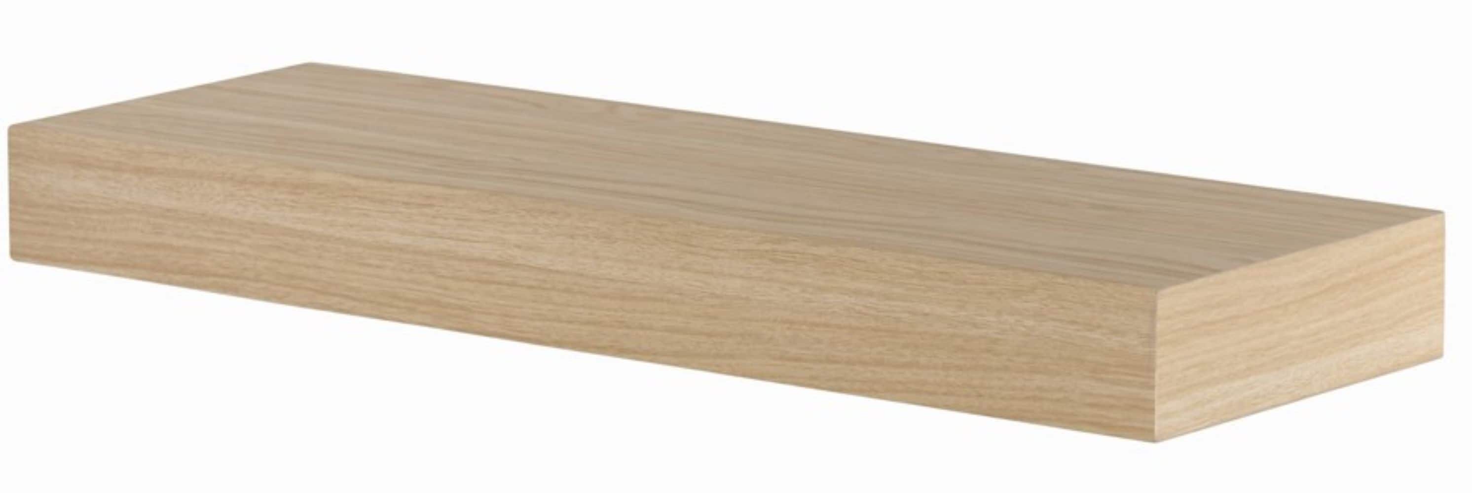 Origin 21 LOWE24WMS-D 23.62-in L x 7.87-in D x 1.5-in H Gray Particleboard Rectangular Floating shelf