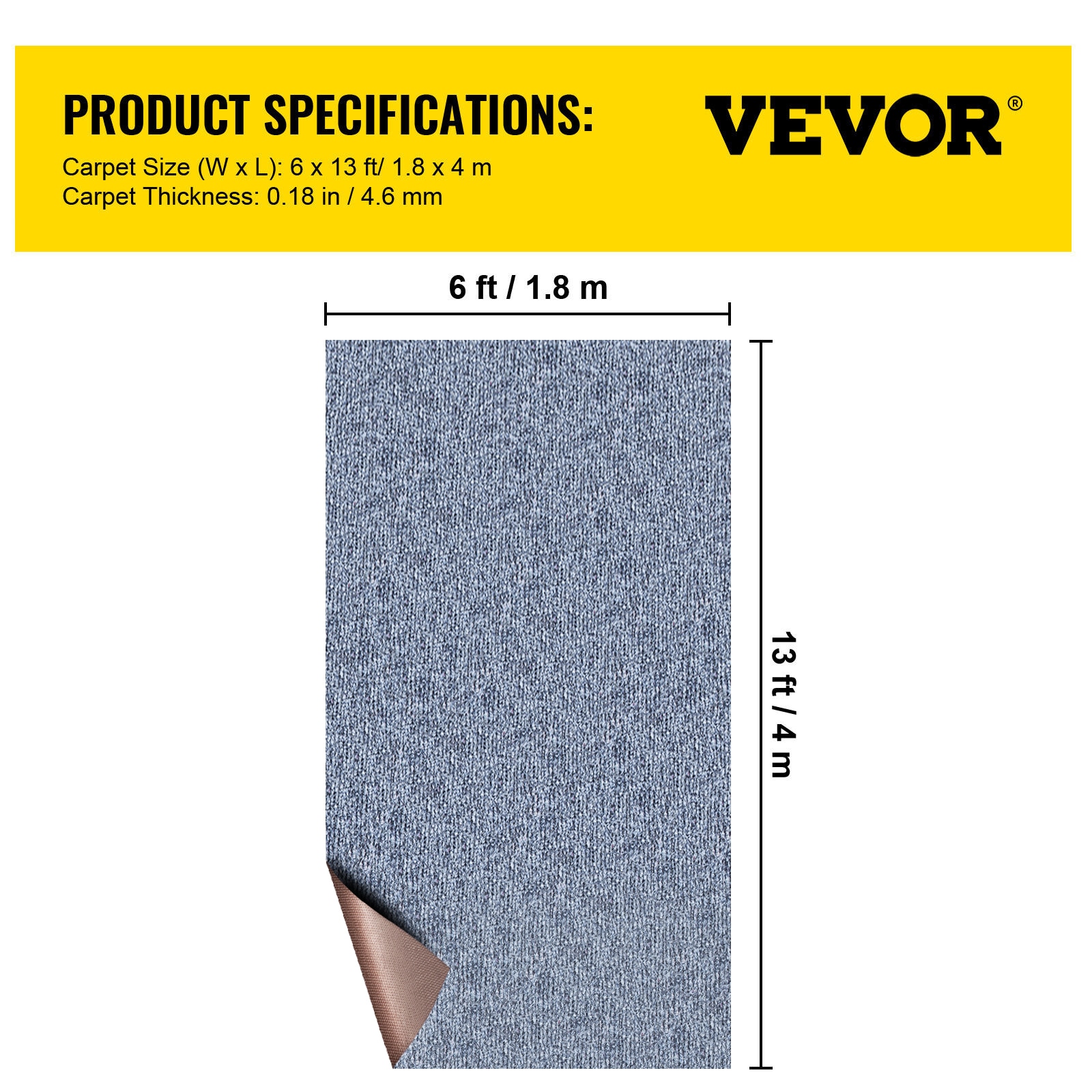 VEVOR JZXWDTHS1.8X4M001V0 Carpet-Panel - View #8