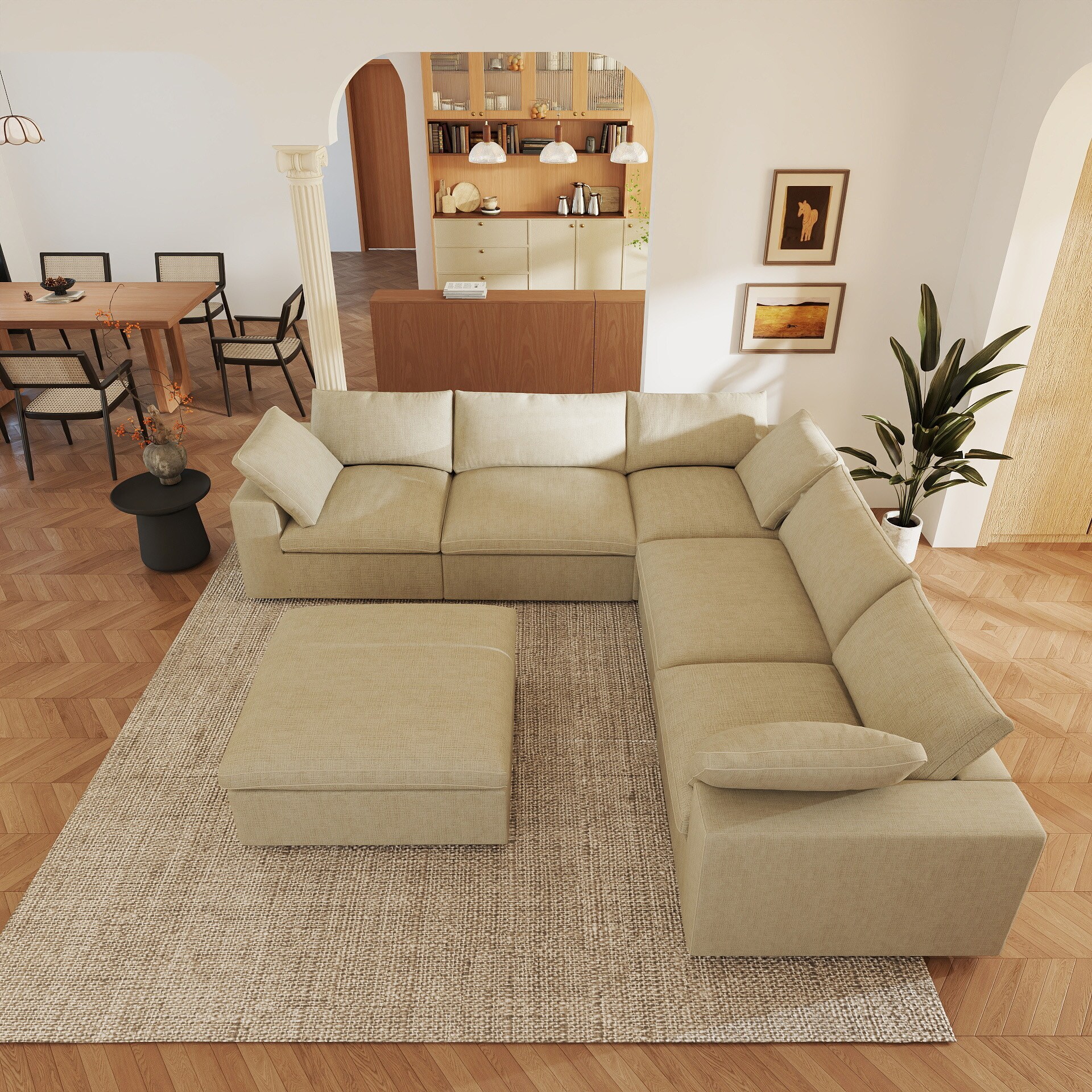 BuotiqHom DH-C5+1-121KH Sofas-Loveseats - View #2
